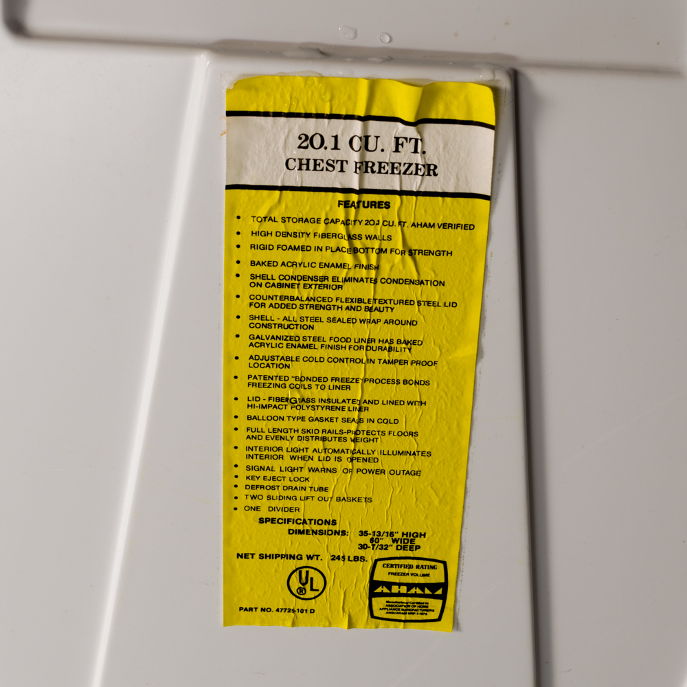 Universal Chest Freezer