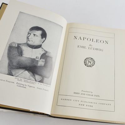 Emil Ludwig 1926 "Napoleon" Hardcover Book