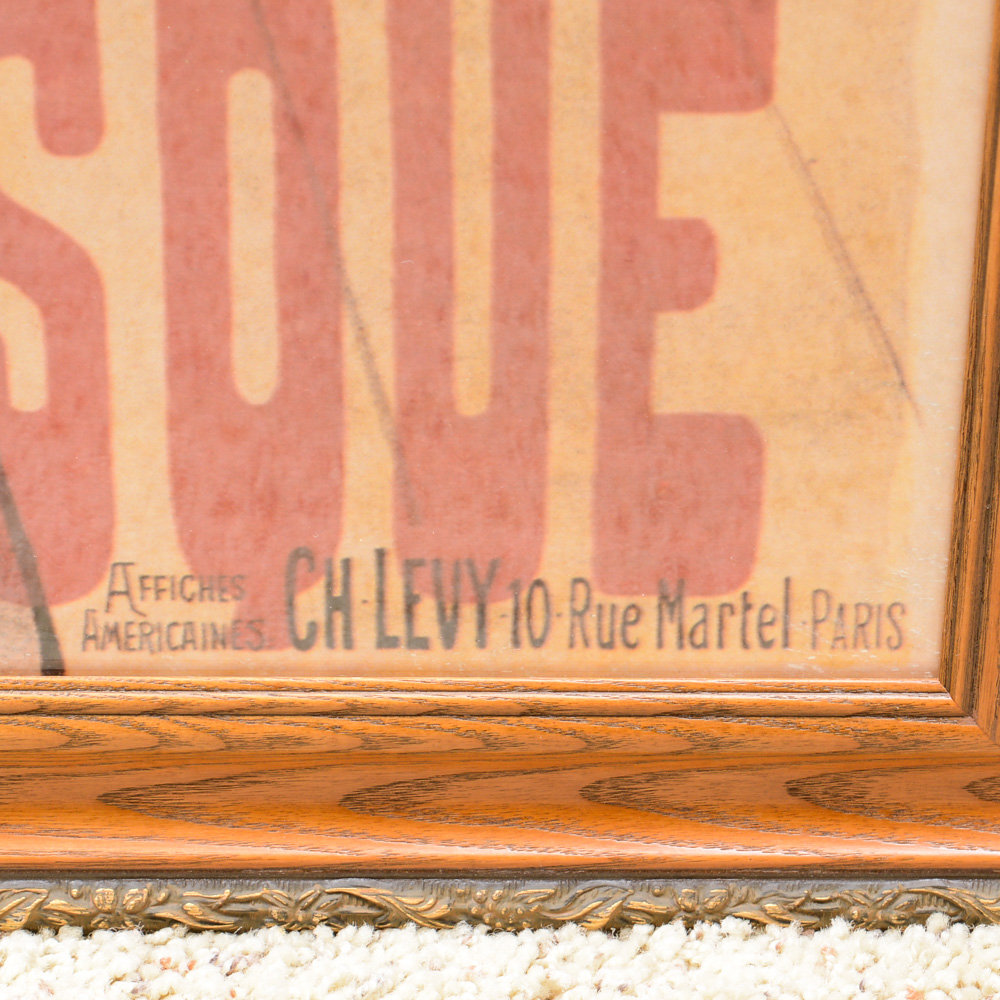 Offset Lithograph after Poster by Toulouse-Lautrec "Moulin Rouge: La Goulue"