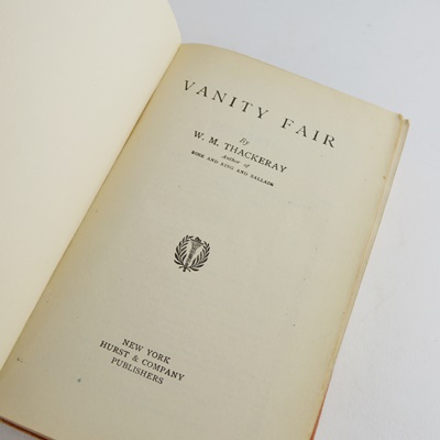 W.M. Thackeray "Vanity Fair" Hardcover Book