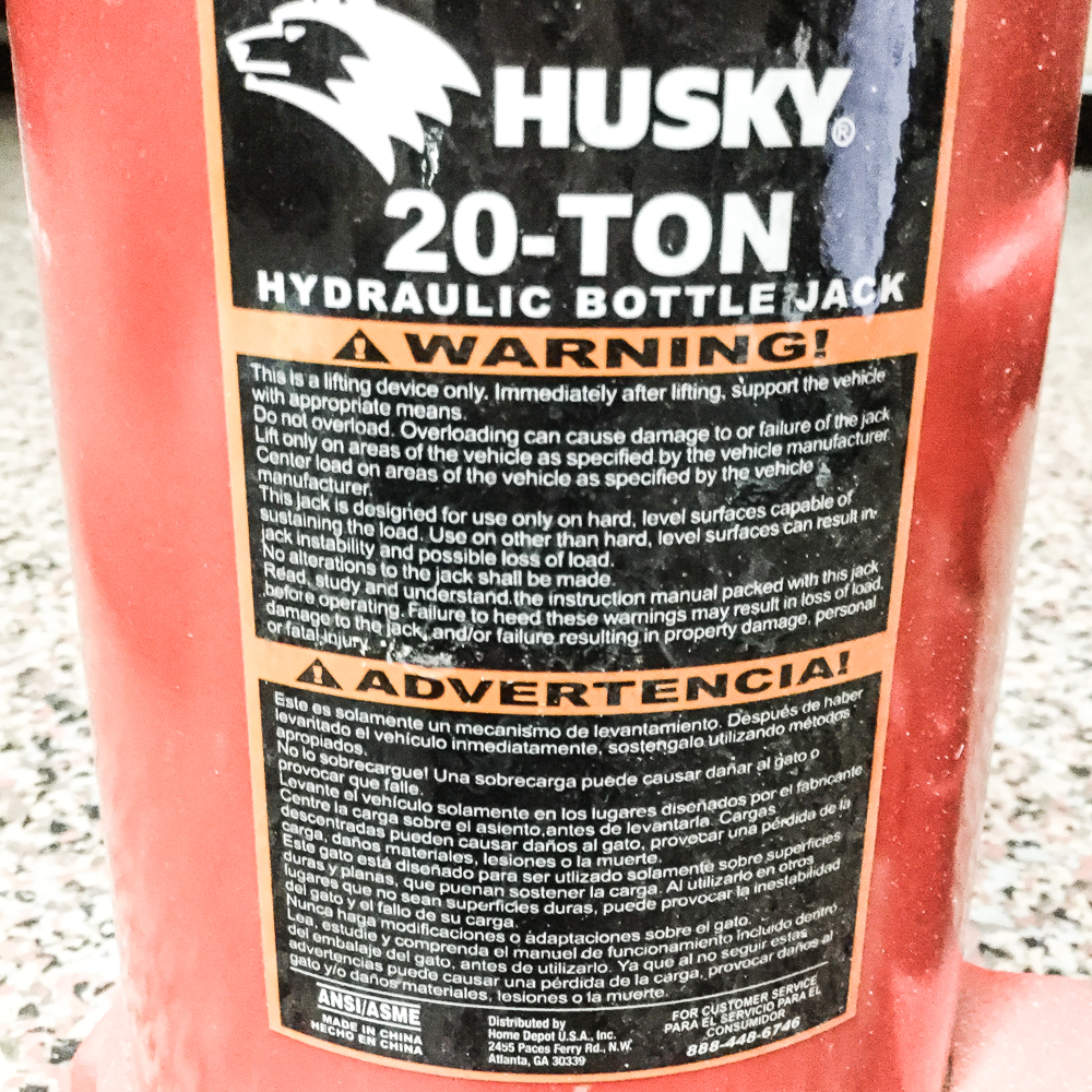 Husky 20-Ton Hydraulic Jack