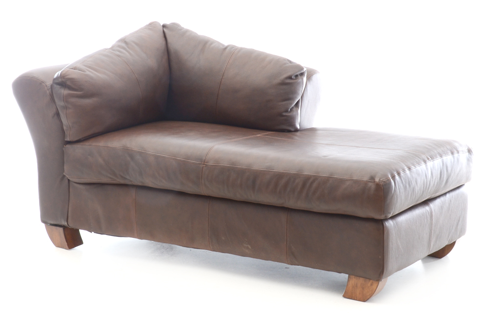 Ashley Furniture Leather Chaise Lounge