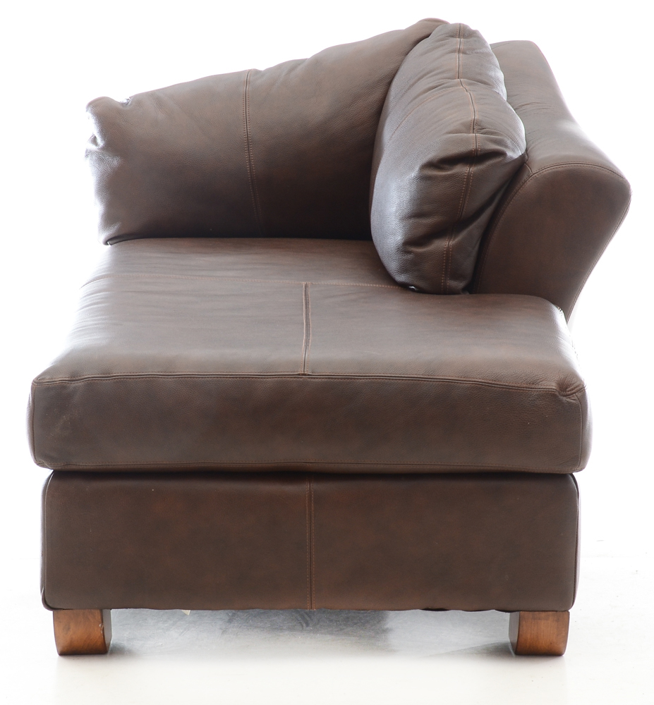 Ashley Furniture Leather Chaise Lounge