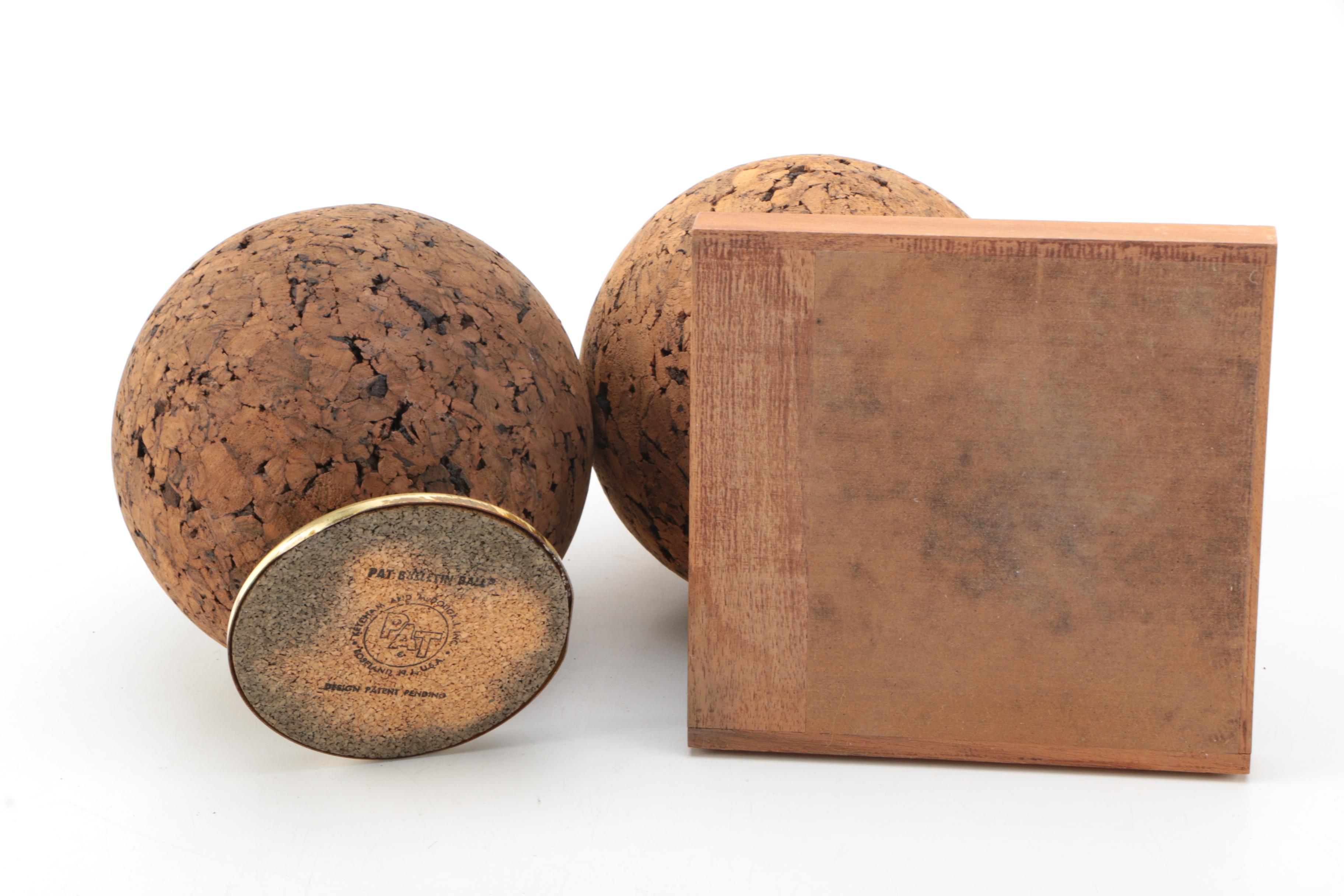 Vintage Cork Pencil Holders