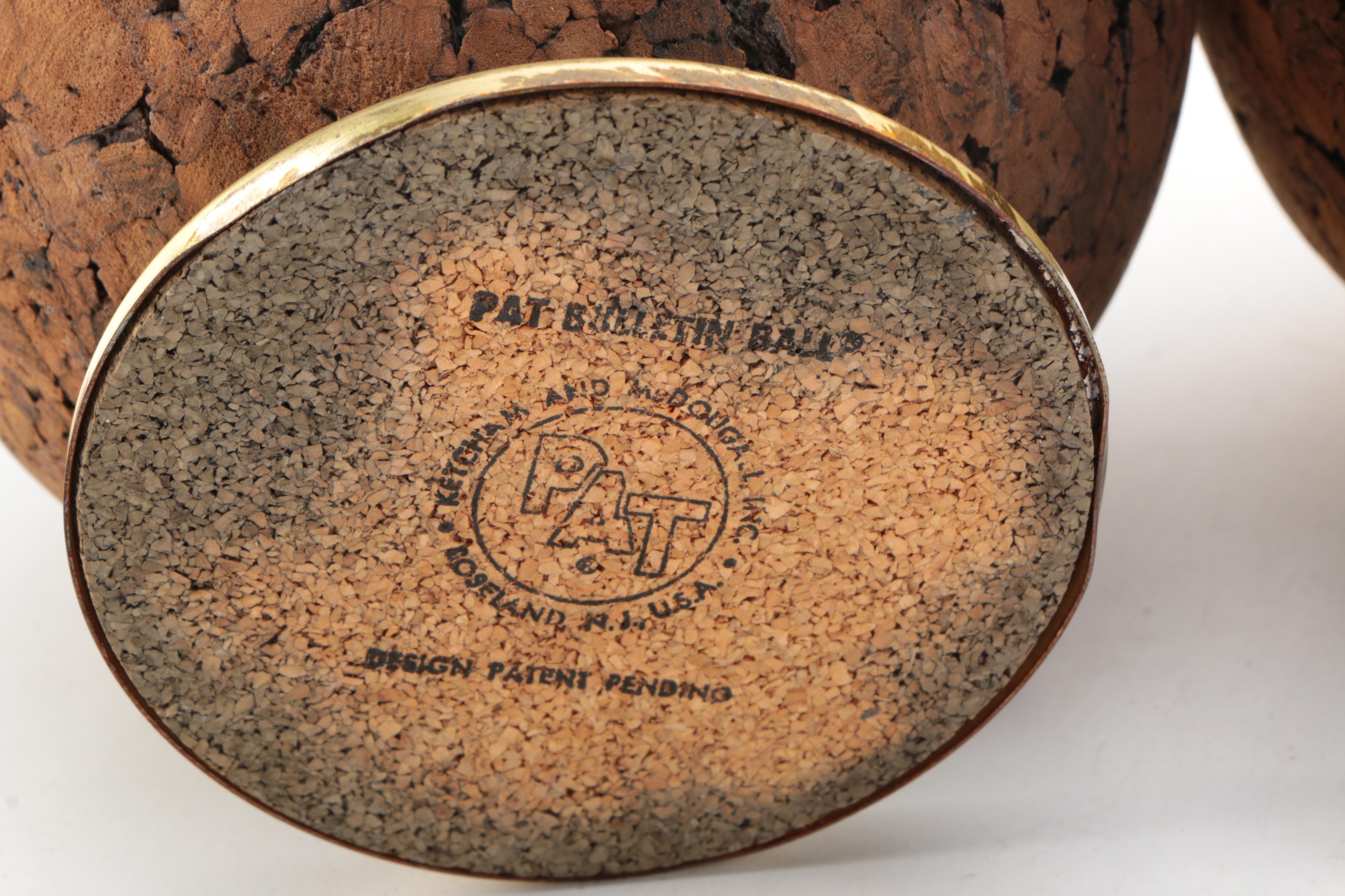 Vintage Cork Pencil Holders