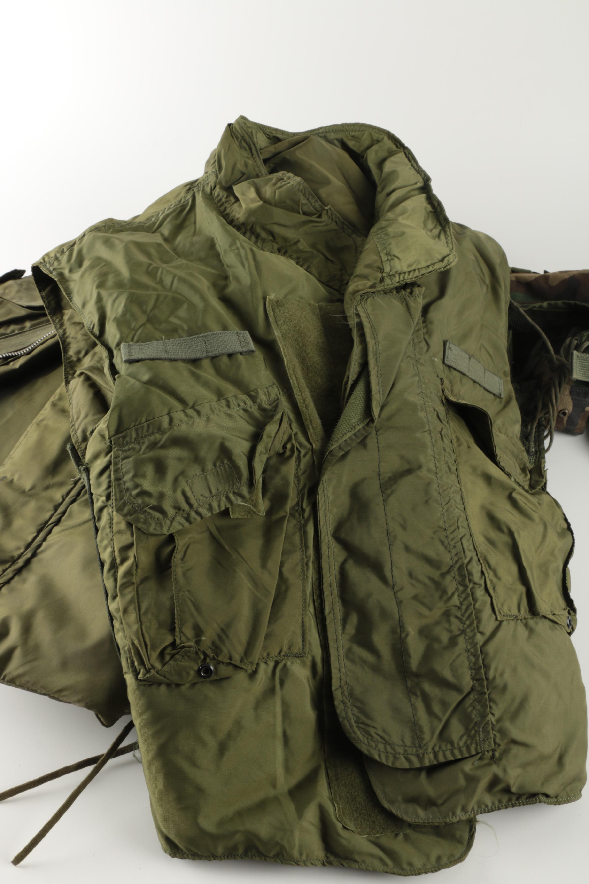 Collection of Four Military Style Vests