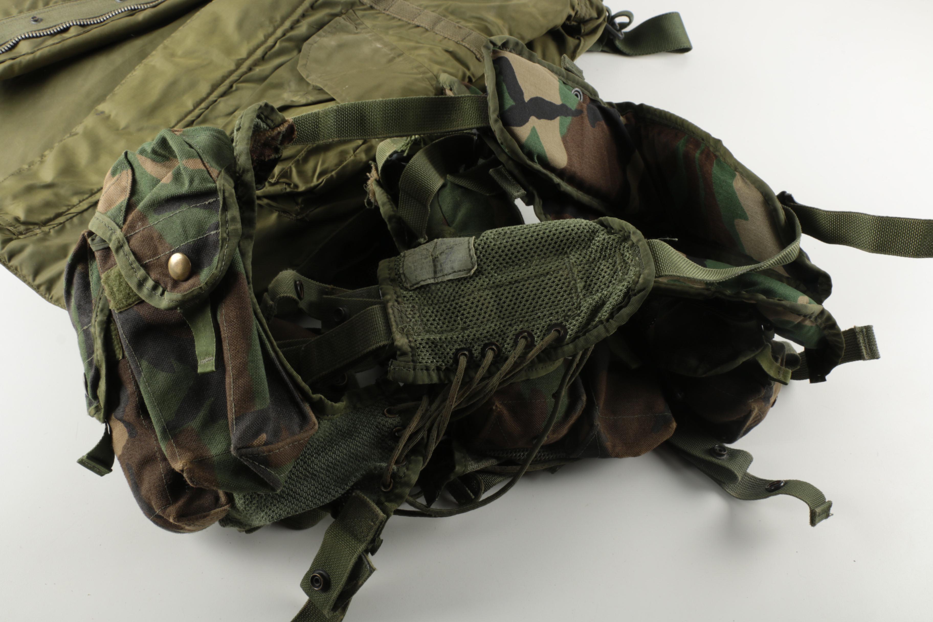 Collection of Four Military Style Vests