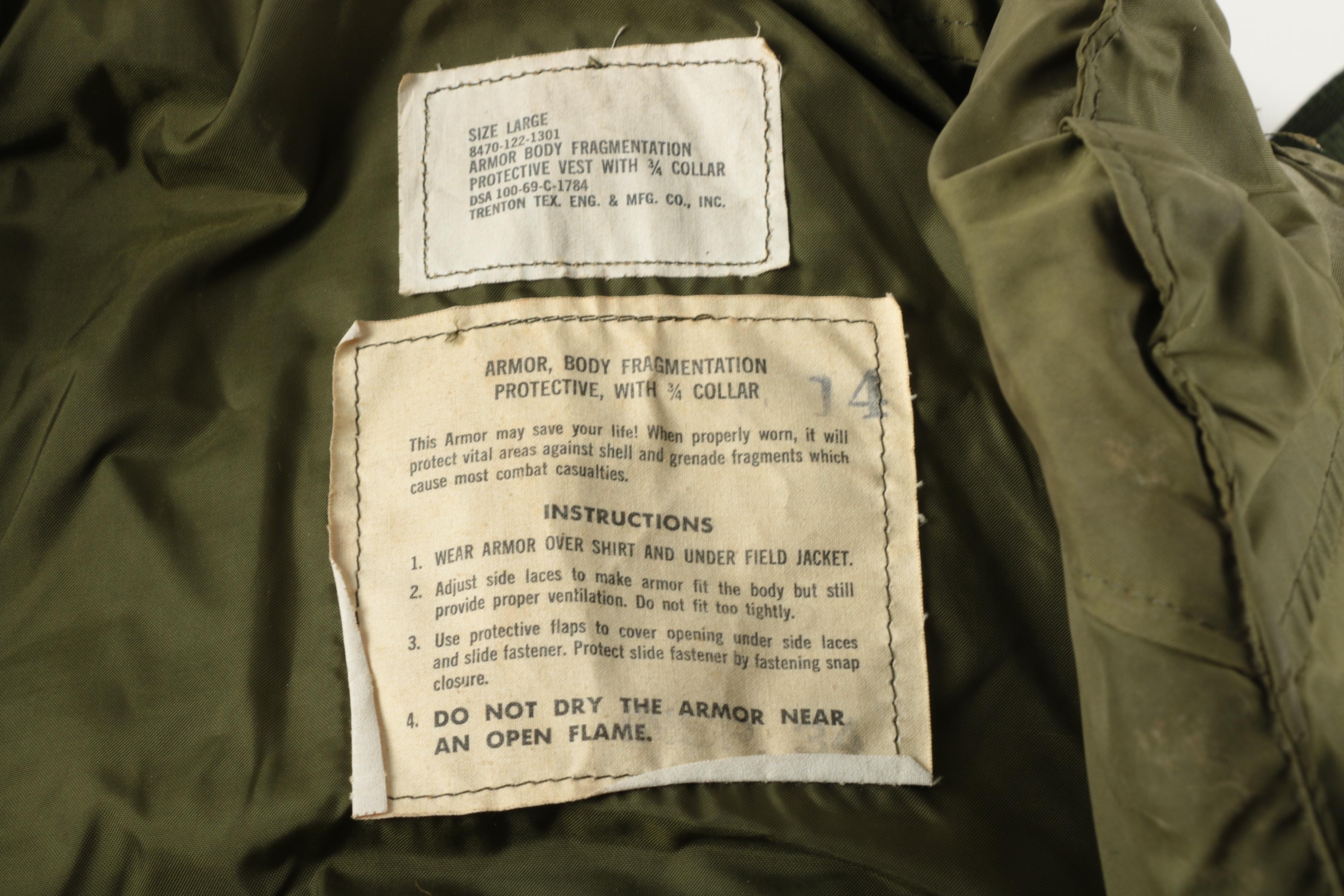 Collection of Four Military Style Vests