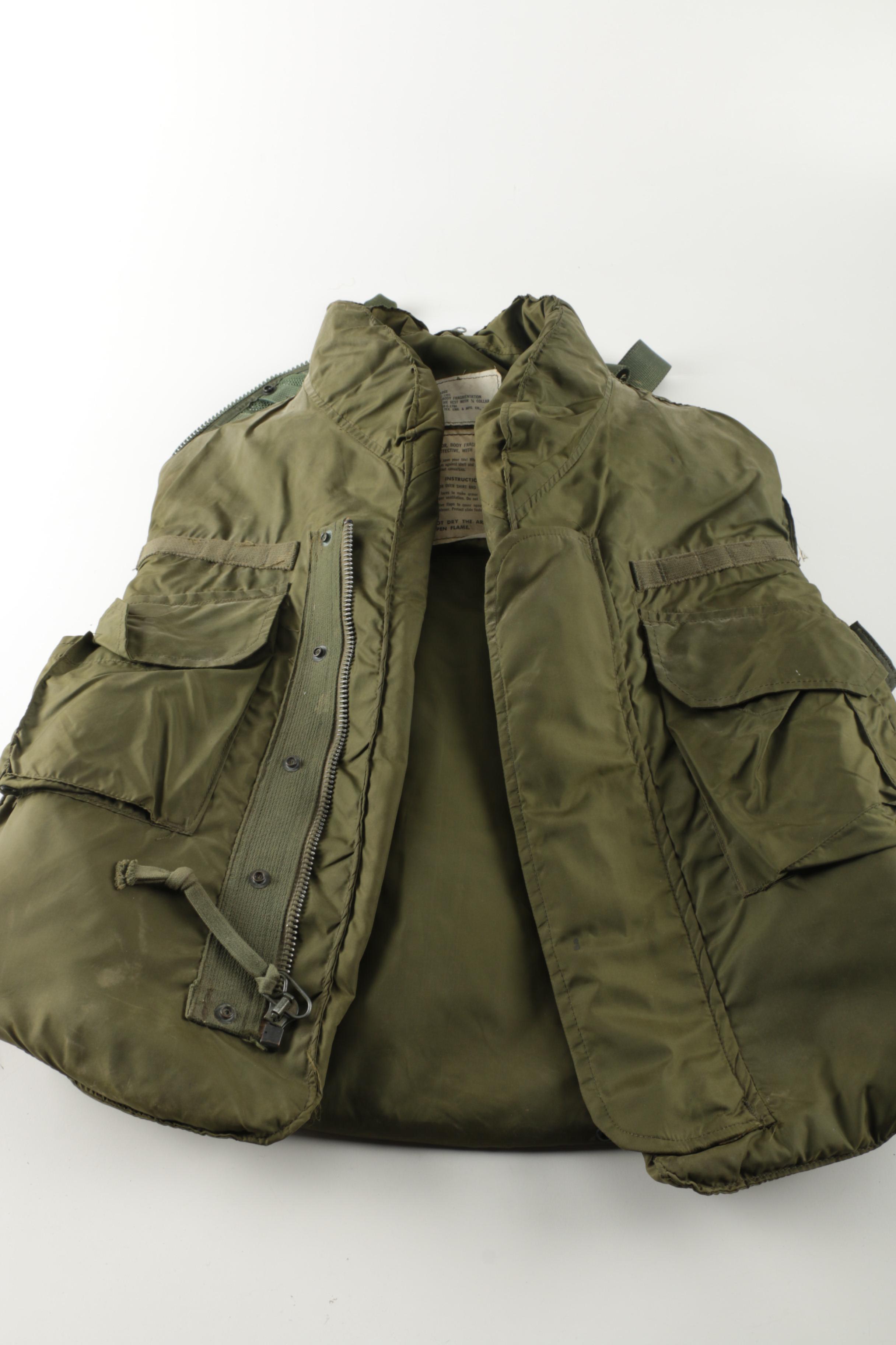 Collection of Four Military Style Vests