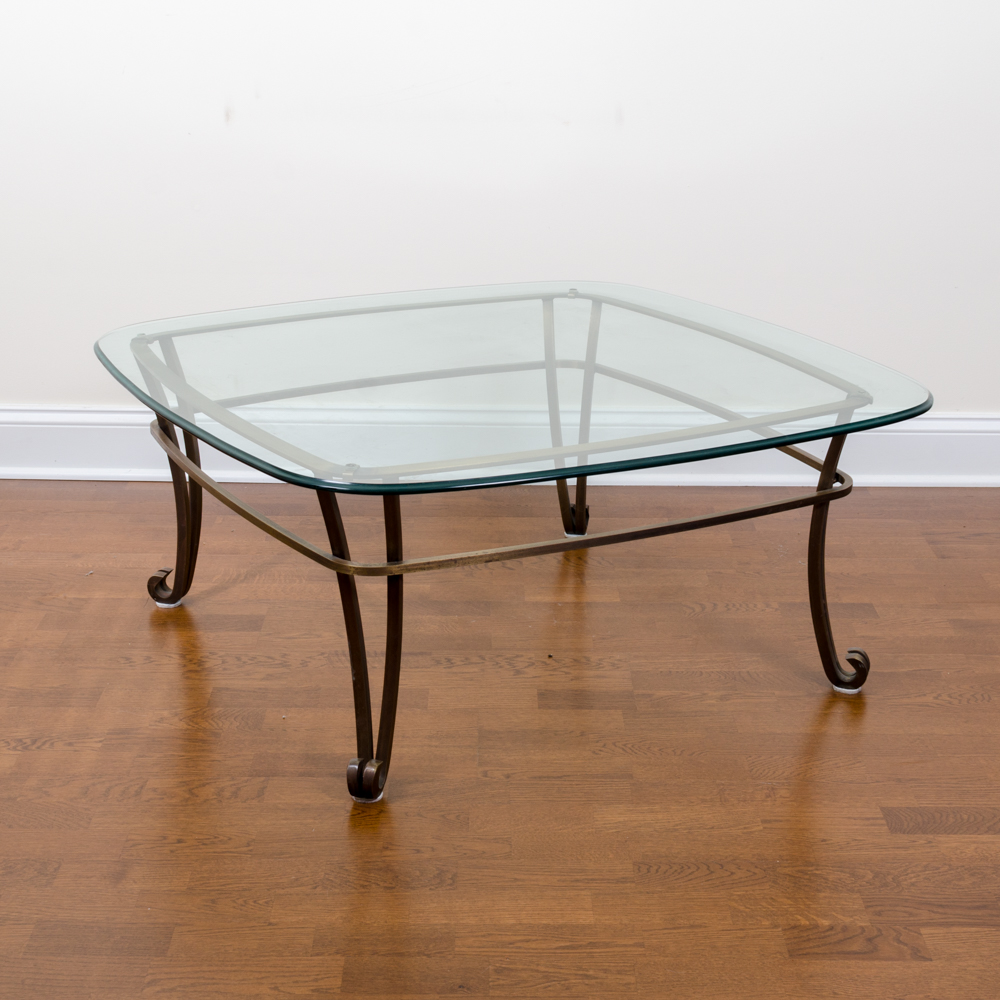 Glass Top Coffee Table