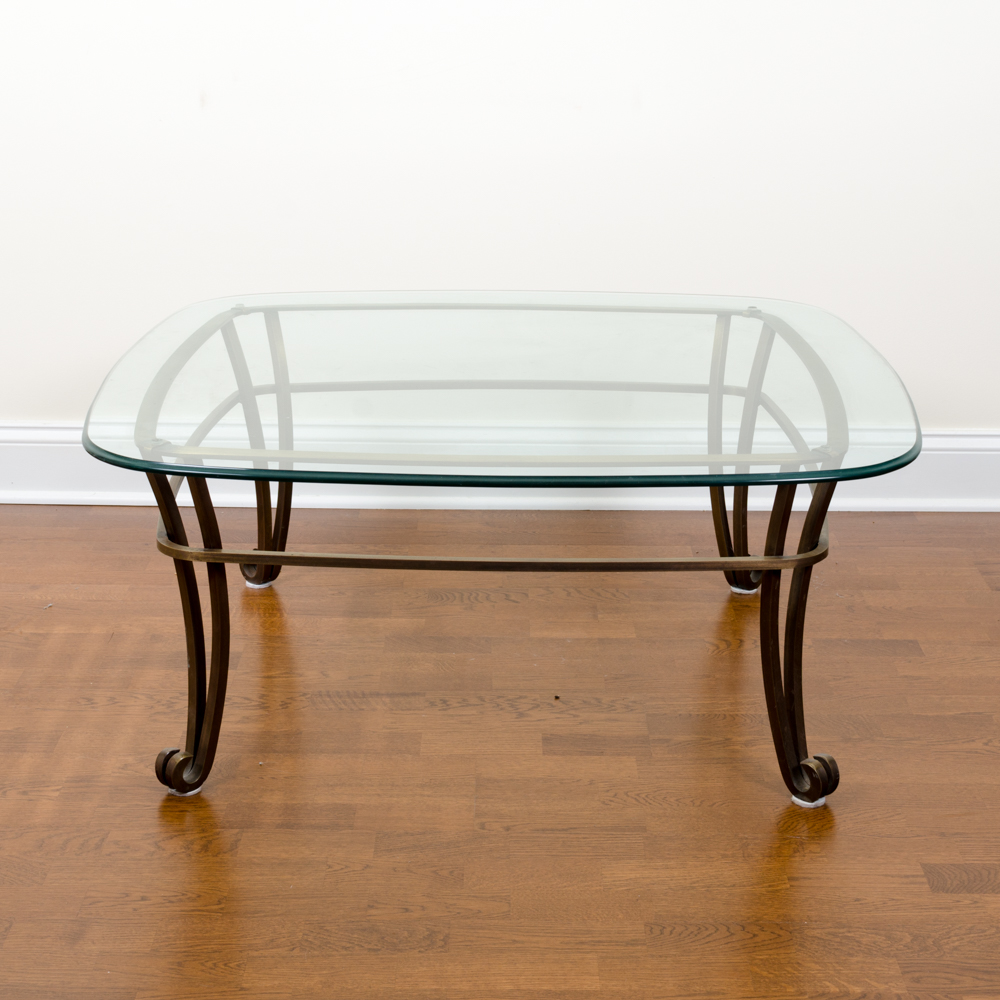 Glass Top Coffee Table