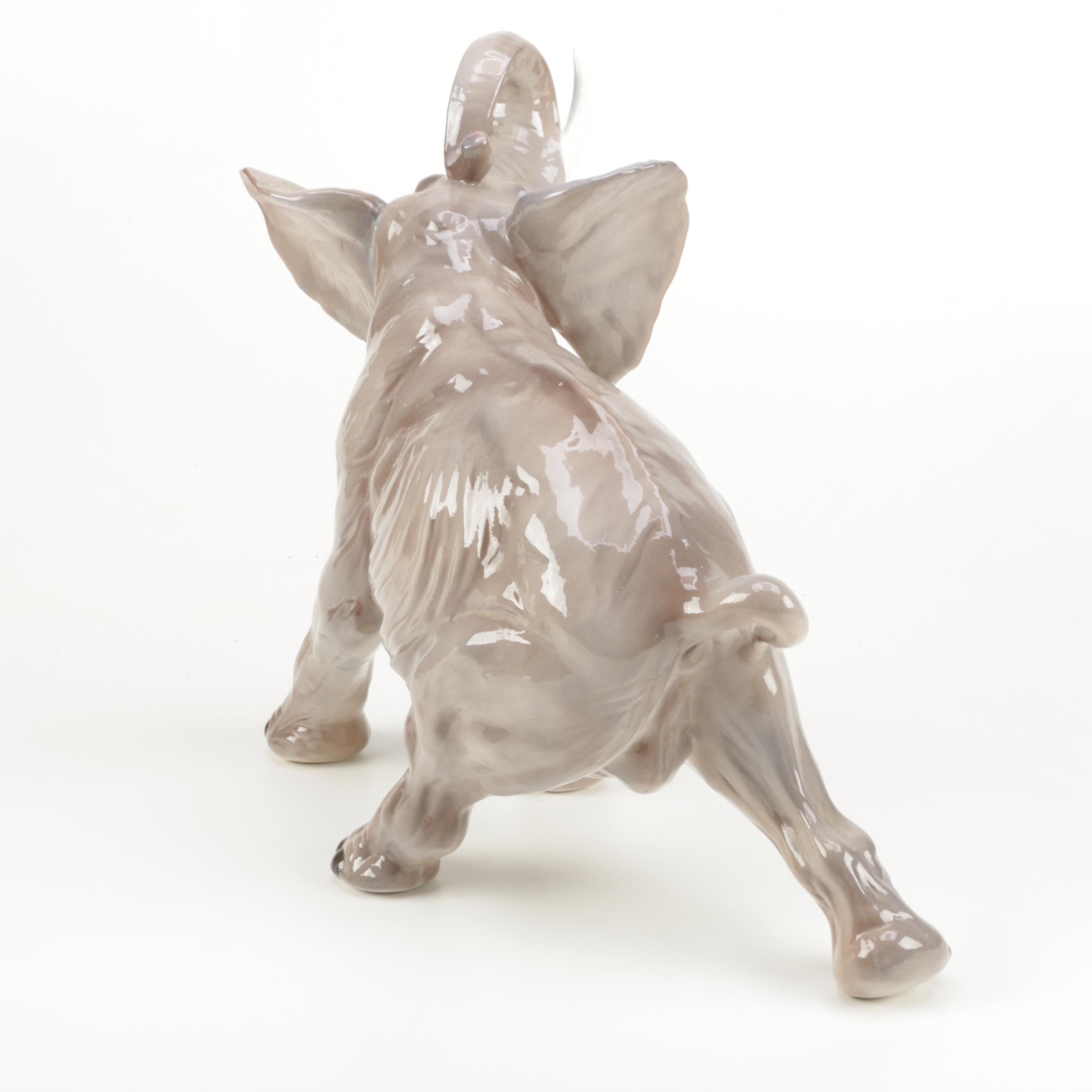 Decorative Ceramic Elephant Figurine