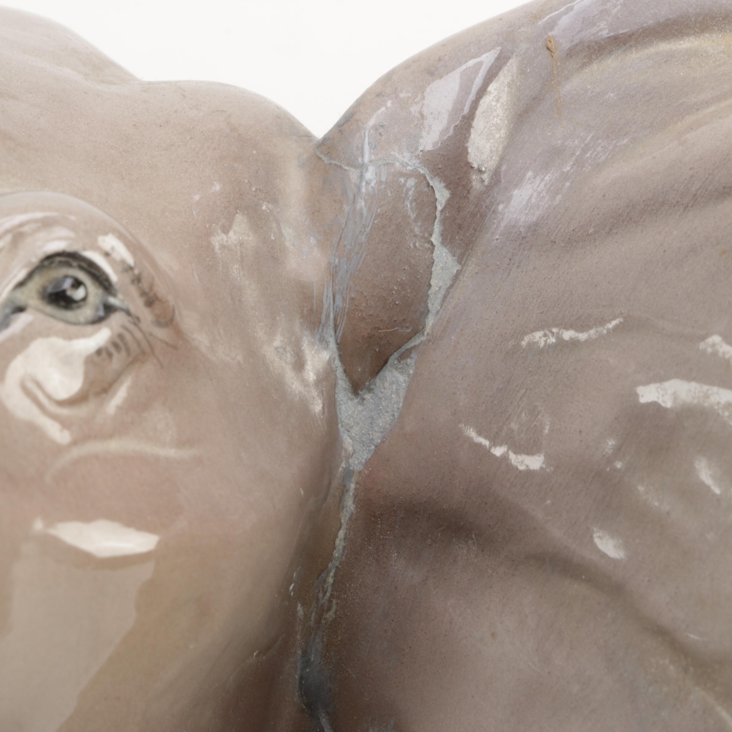 Decorative Ceramic Elephant Figurine