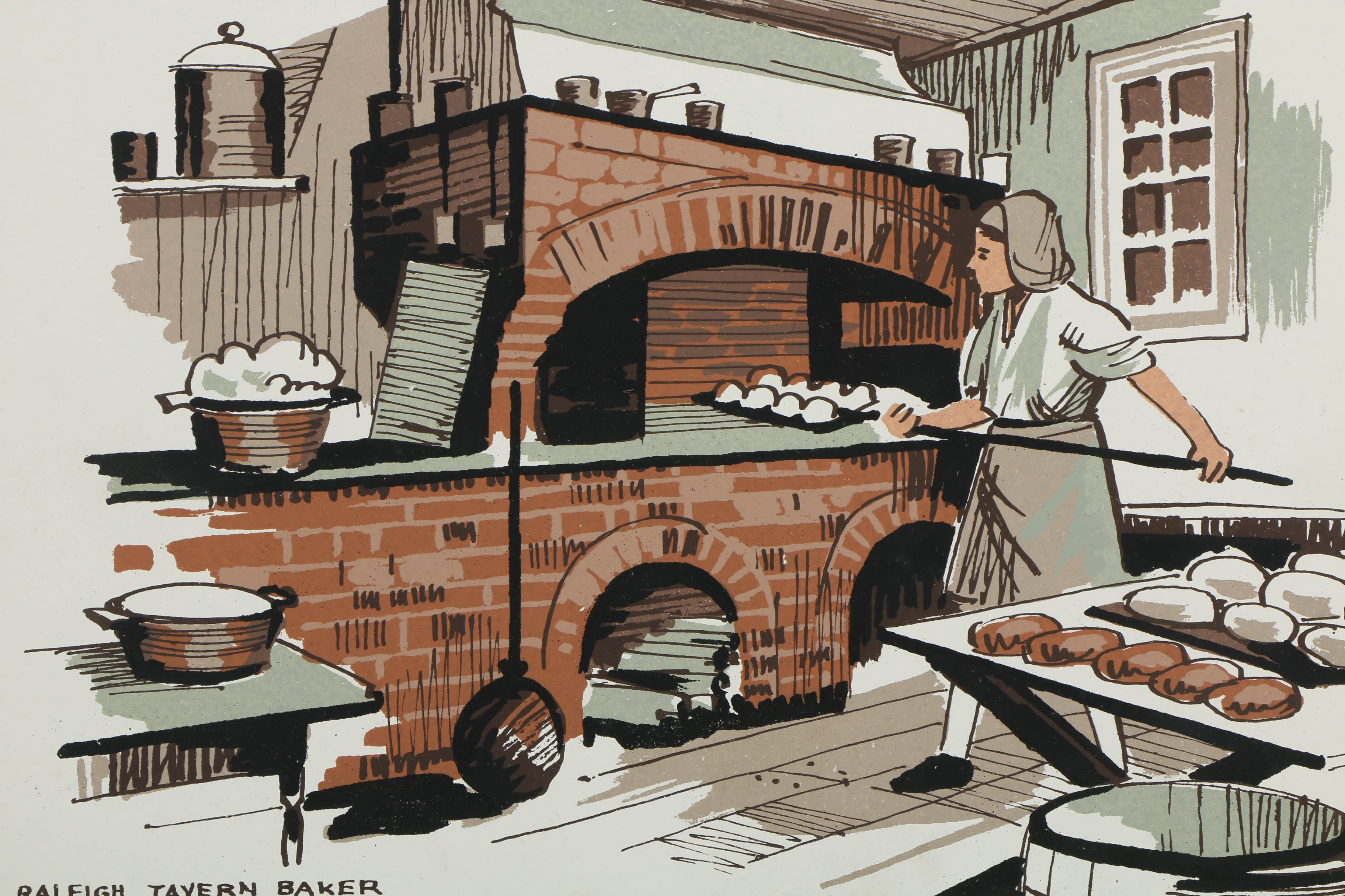 Collection of Mark Coomer Serigraphs on Boards of Architecture and Figures