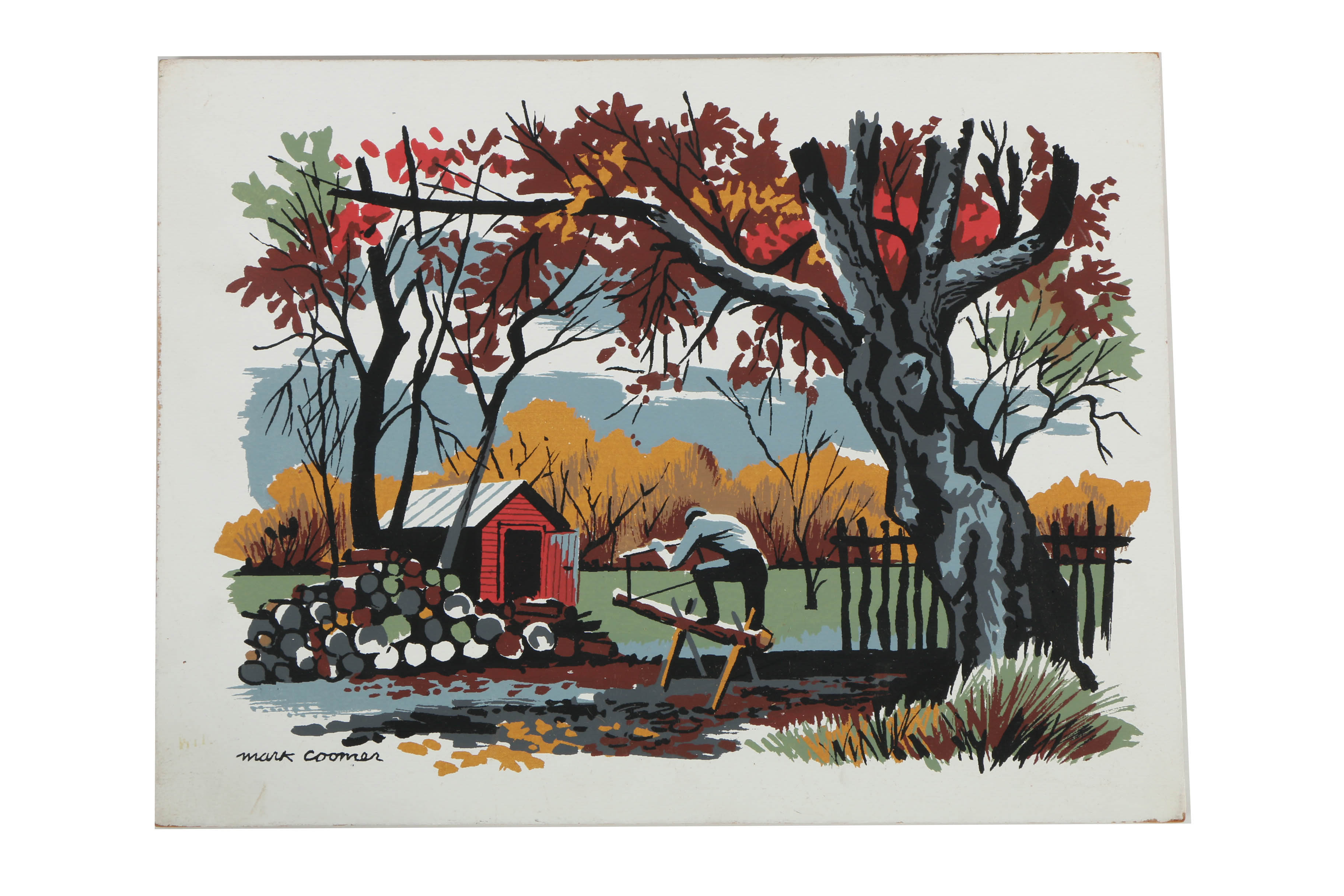 Assortment of Mark Coomer Serigraphs of Genre and City Scenes