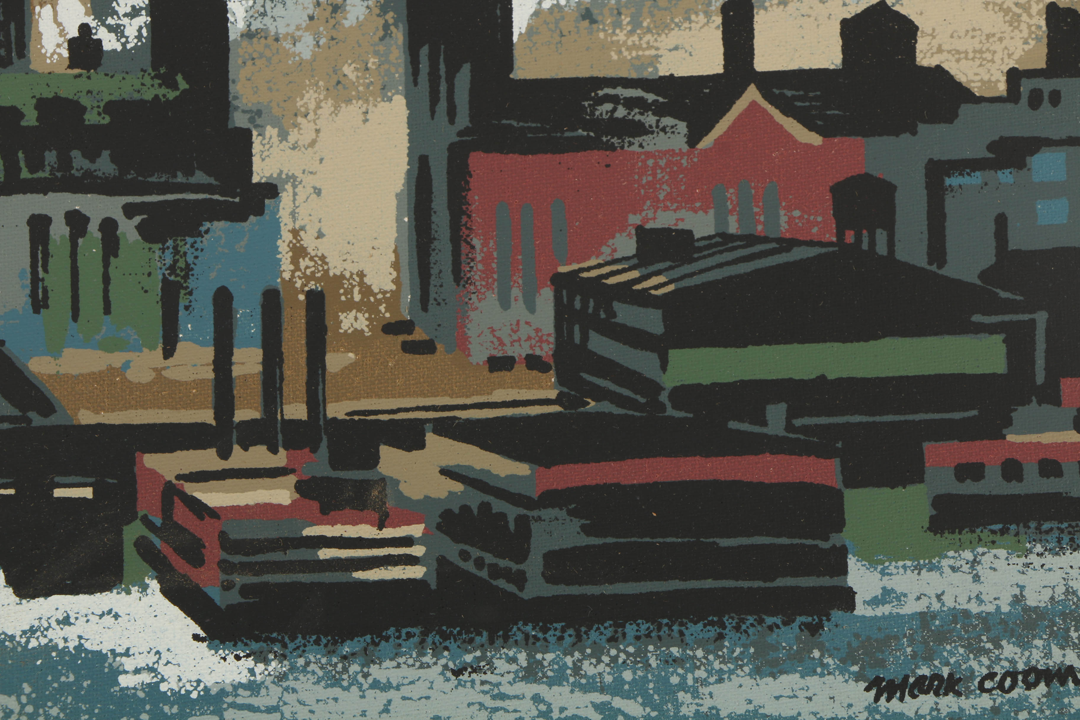 Assortment of Mark Coomer Serigraphs of Genre and City Scenes