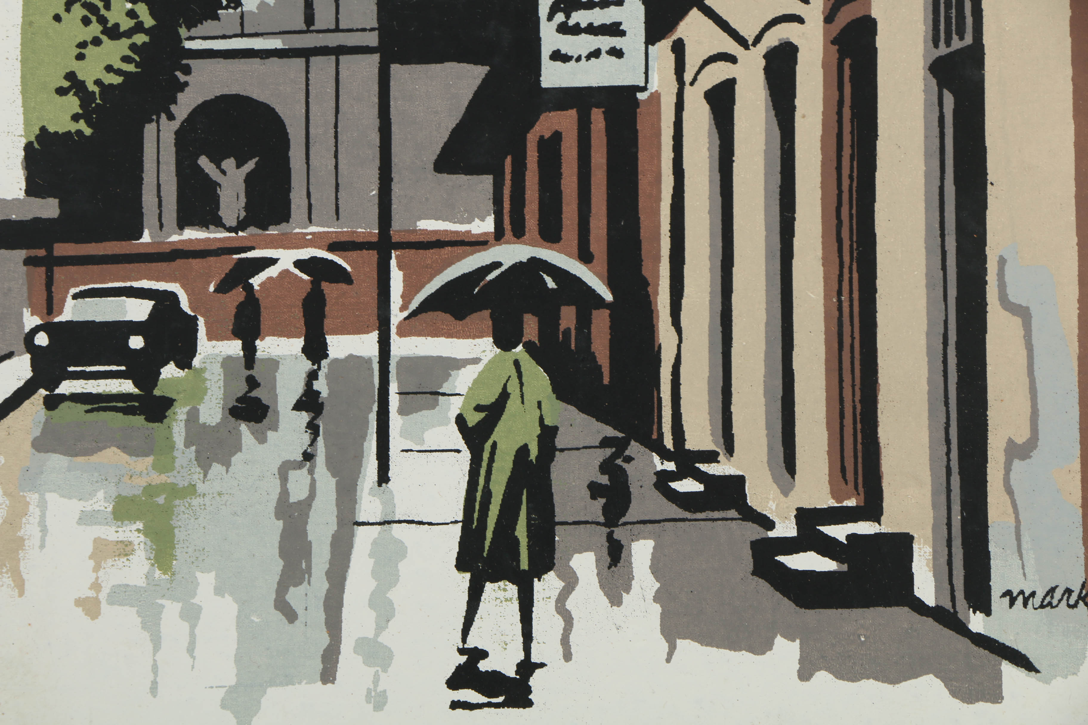 Assortment of Mark Coomer Serigraphs of Genre and City Scenes