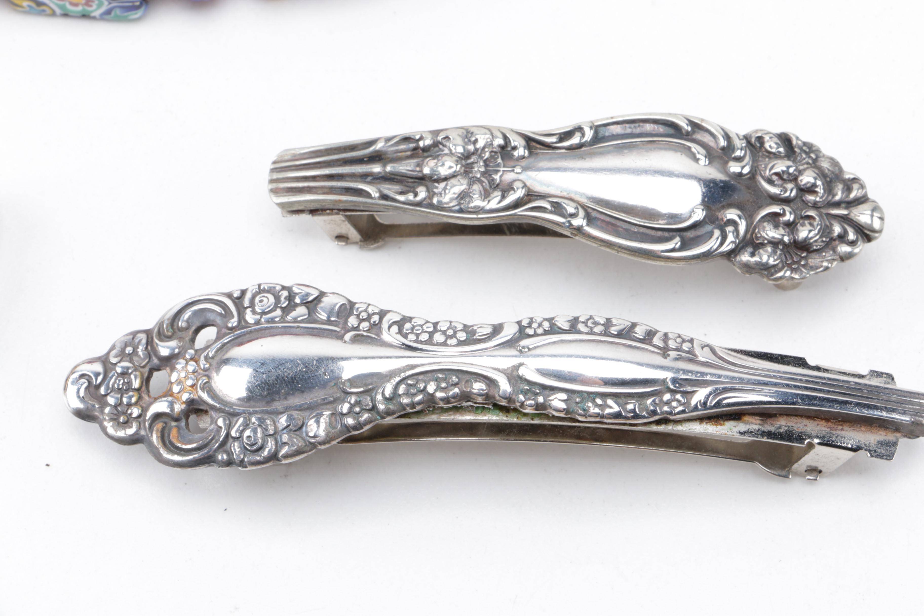 Assortment of Costume Jewelry Including Chanel Buttons