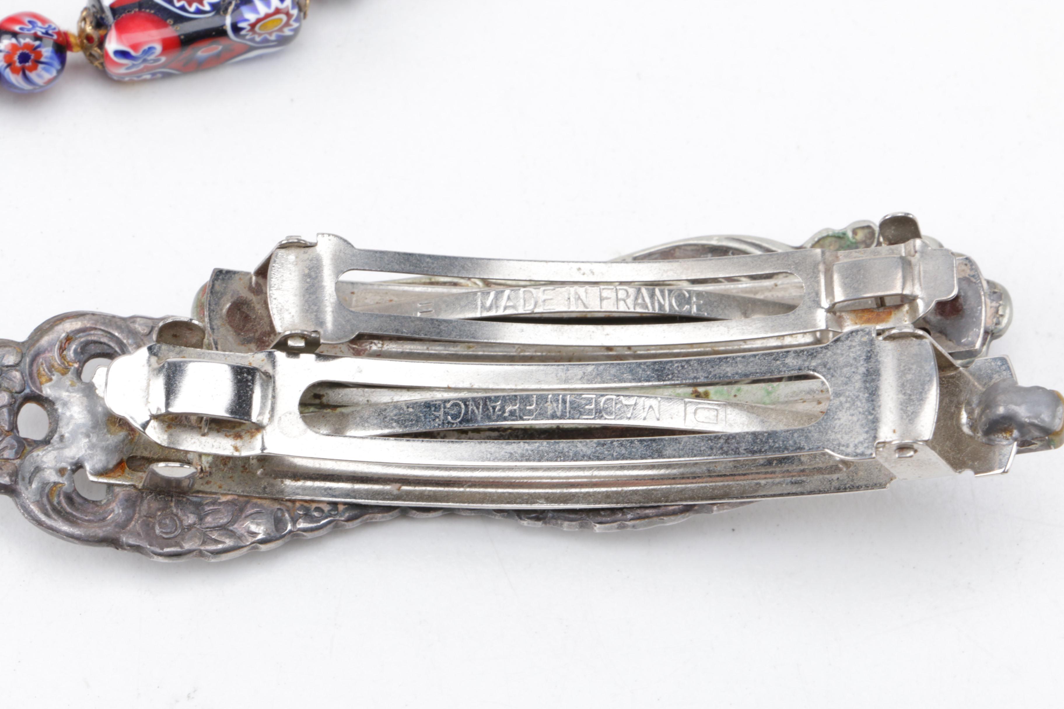 Assortment of Costume Jewelry Including Chanel Buttons