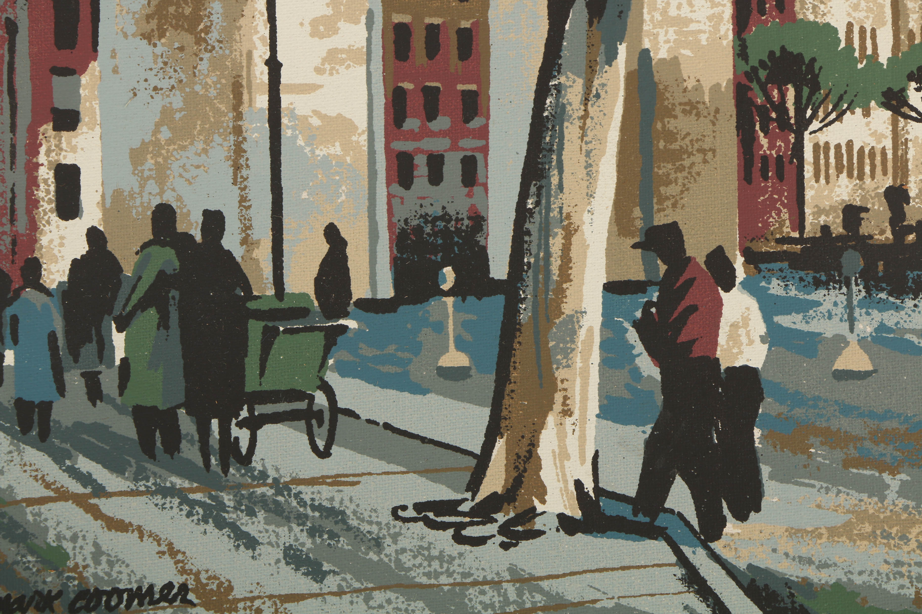 Assortment of Mark Coomer Serigraphs of Genre and City Scenes