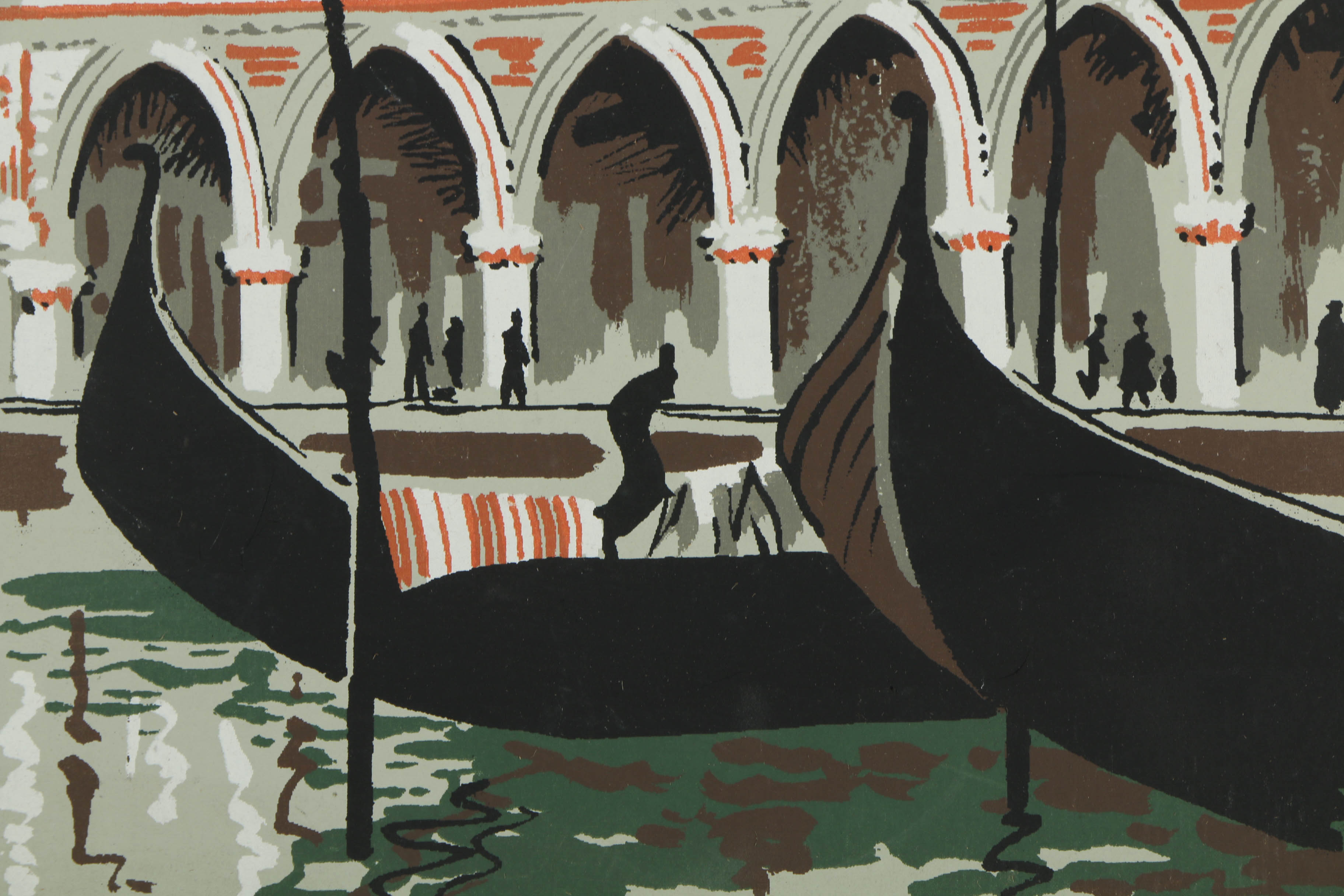 Collection of Mark Coomer Serigraphs on Board of Architecture