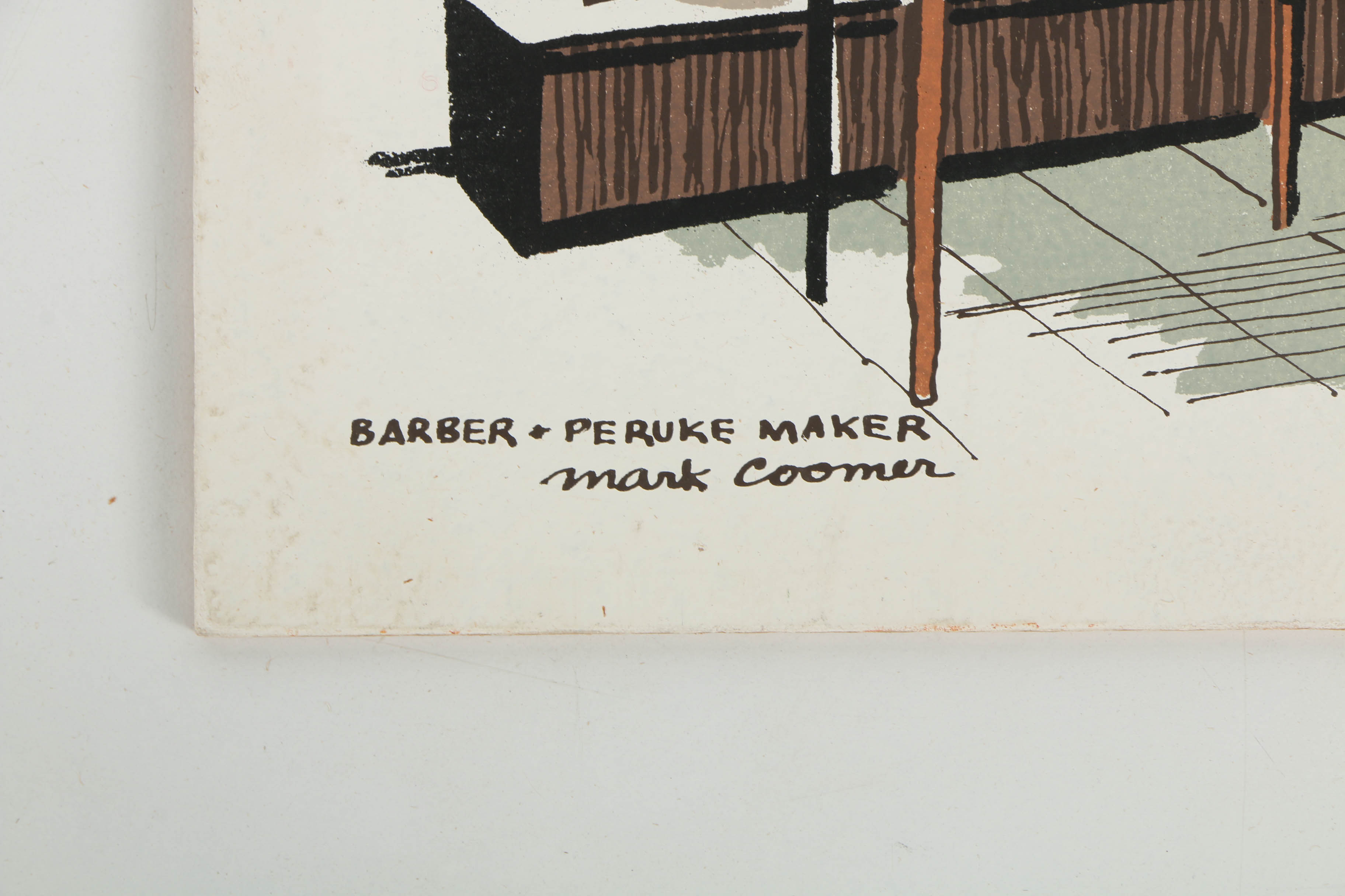 Collection of Mark Coomer Serigraphs on Boards of Architecture and Figures