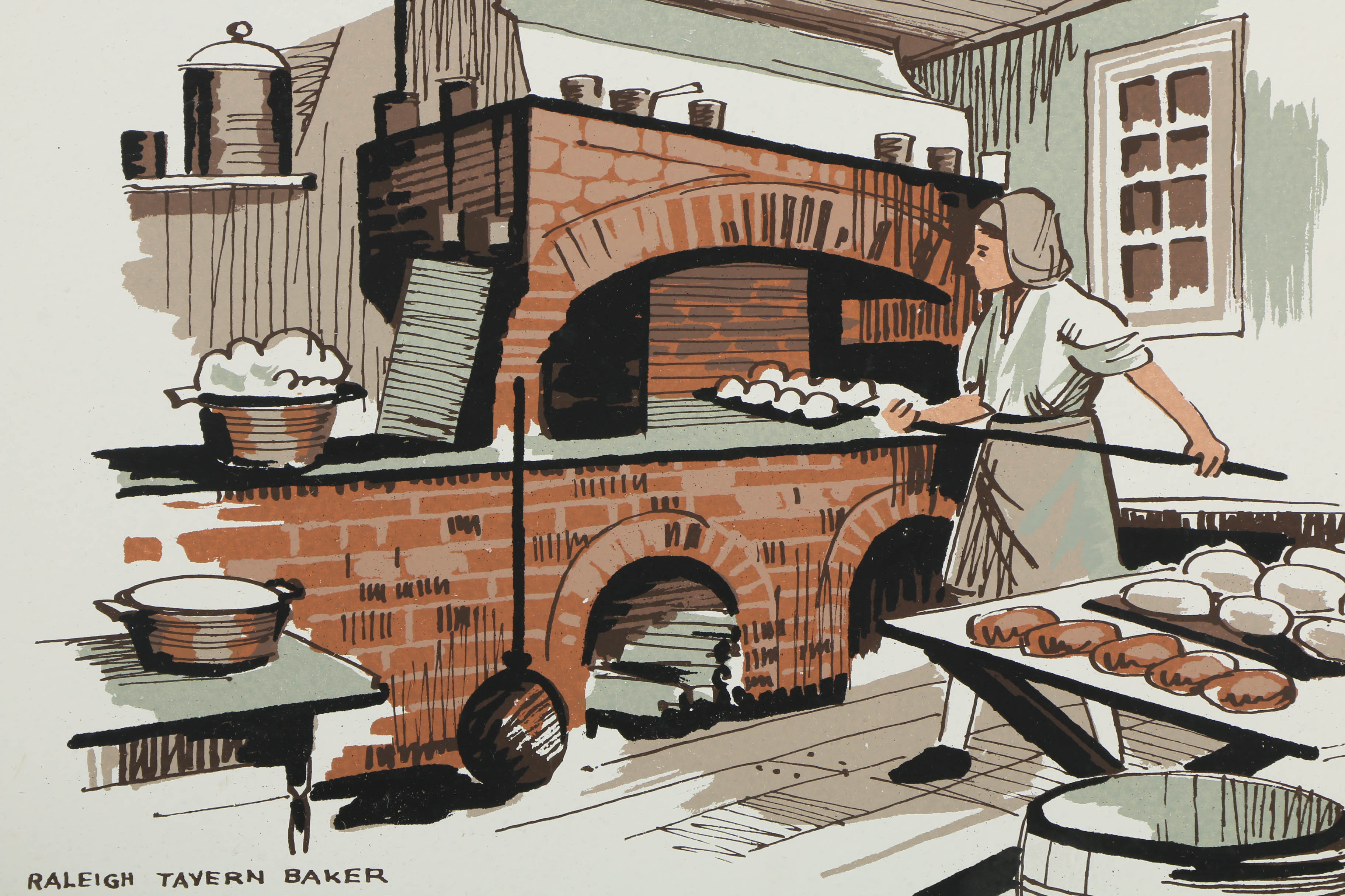 Collection of Mark Coomer Serigraphs on Boards of Architecture and Figures