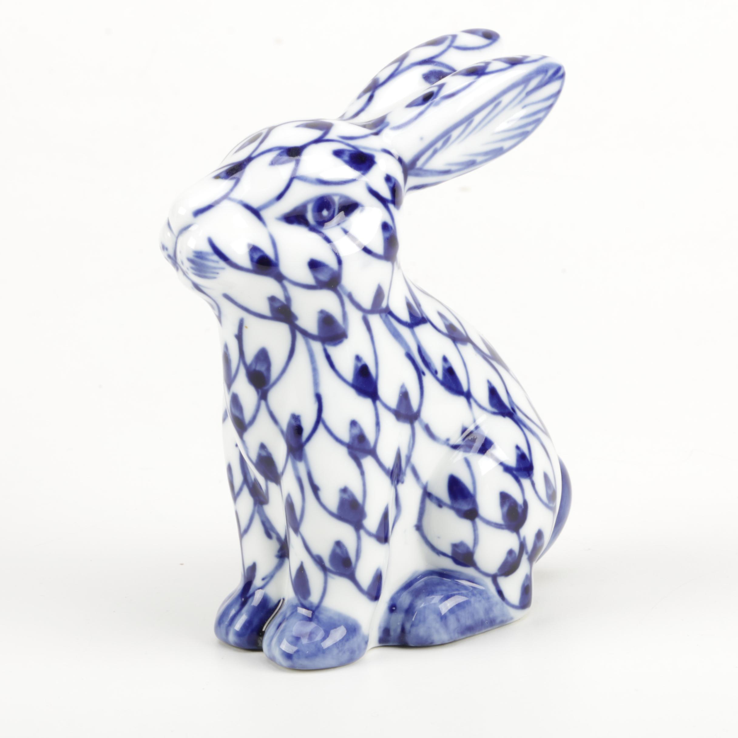 Ceramic Rabbit Figurine