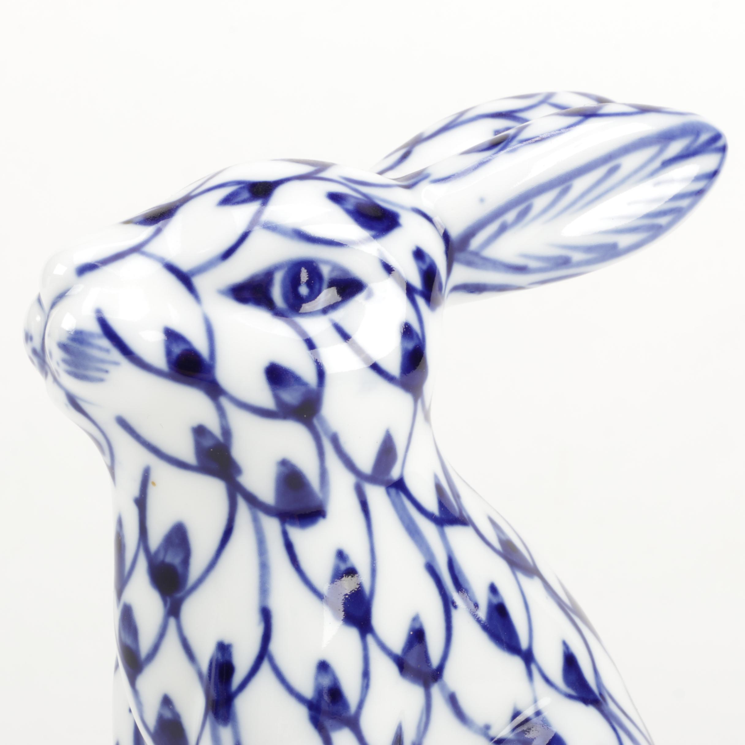 Ceramic Rabbit Figurine