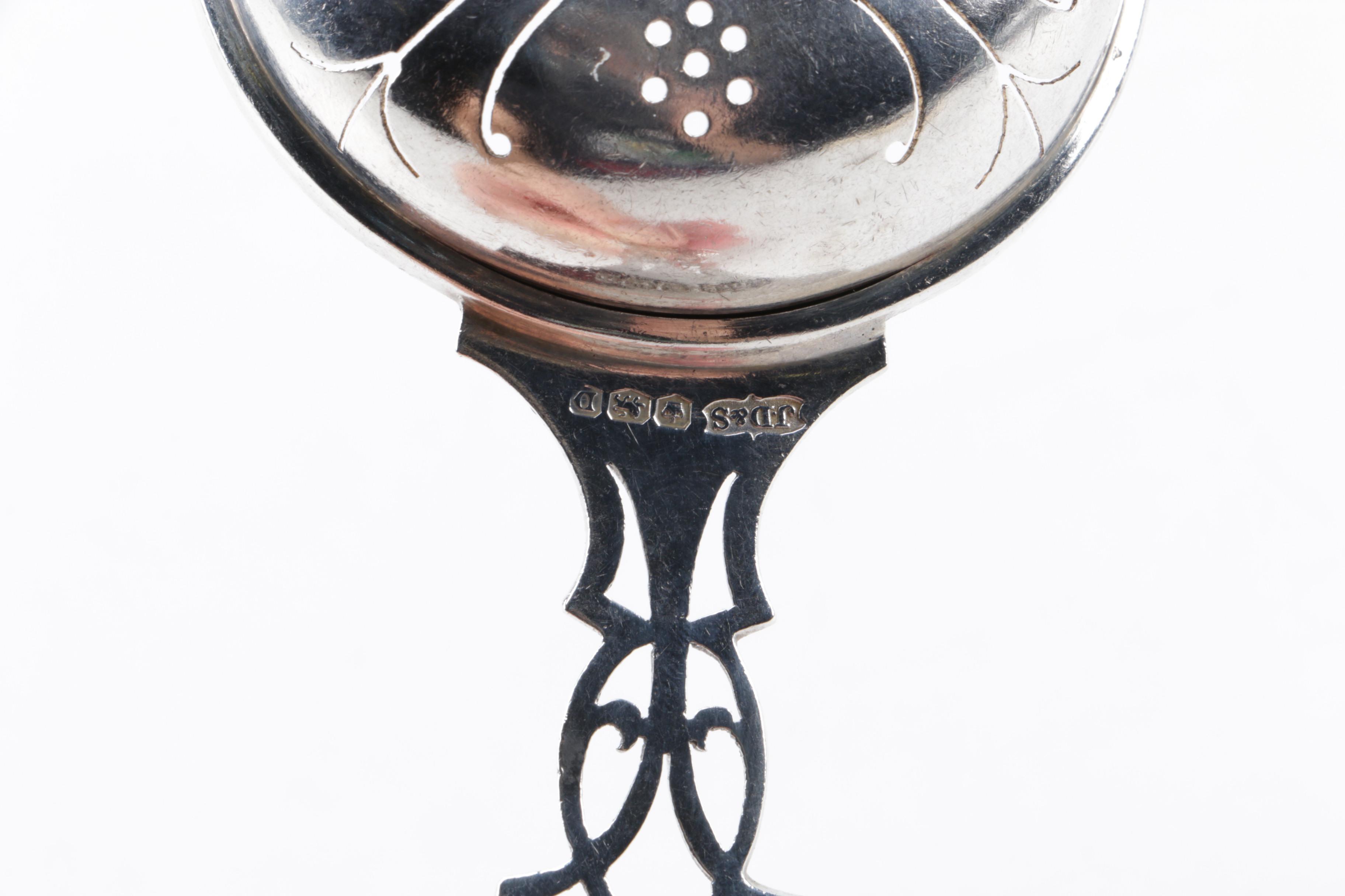 James Dixon & Sons Sterling Silver Tea Strainer