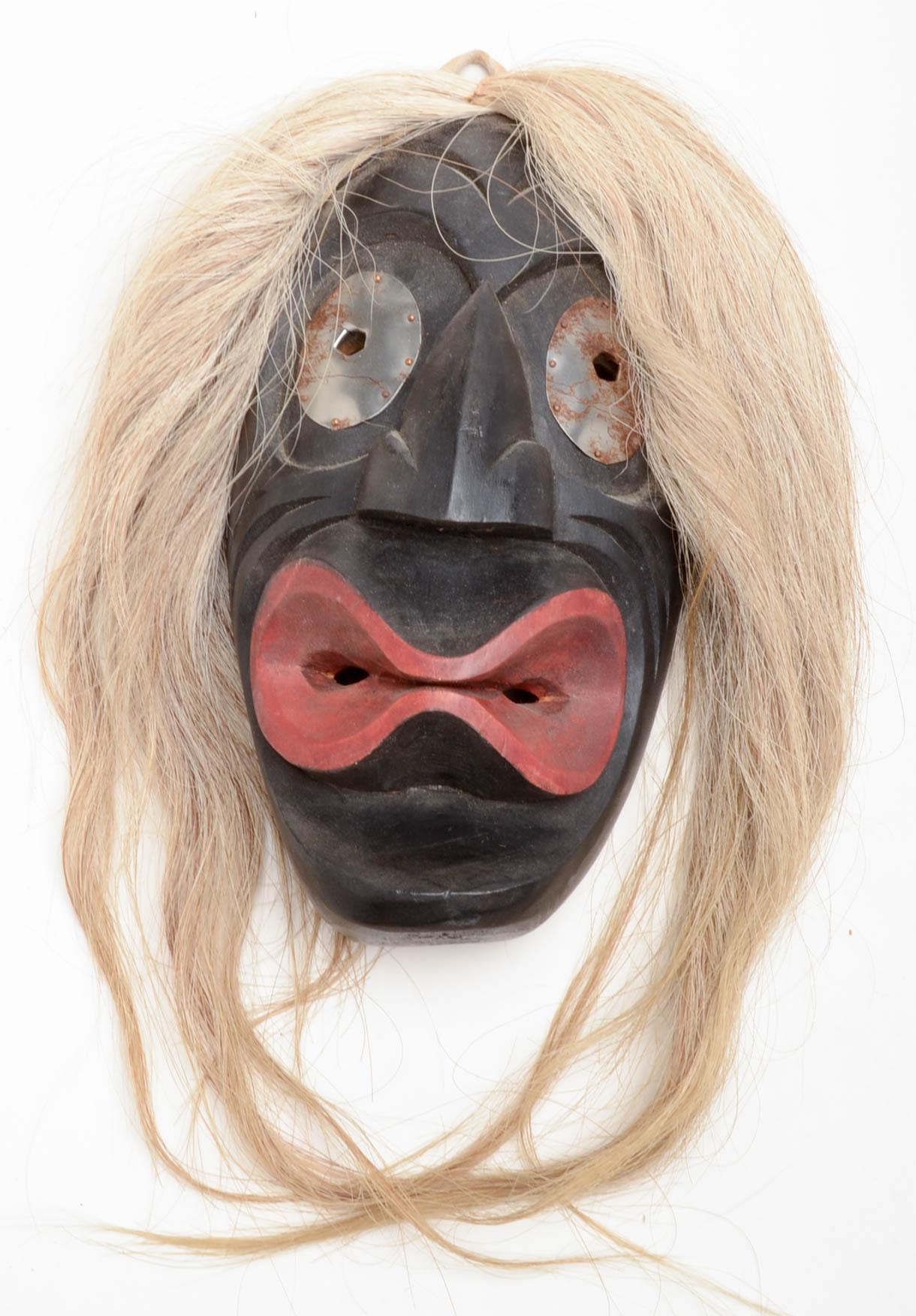 Three Native American Carved Wood Masks