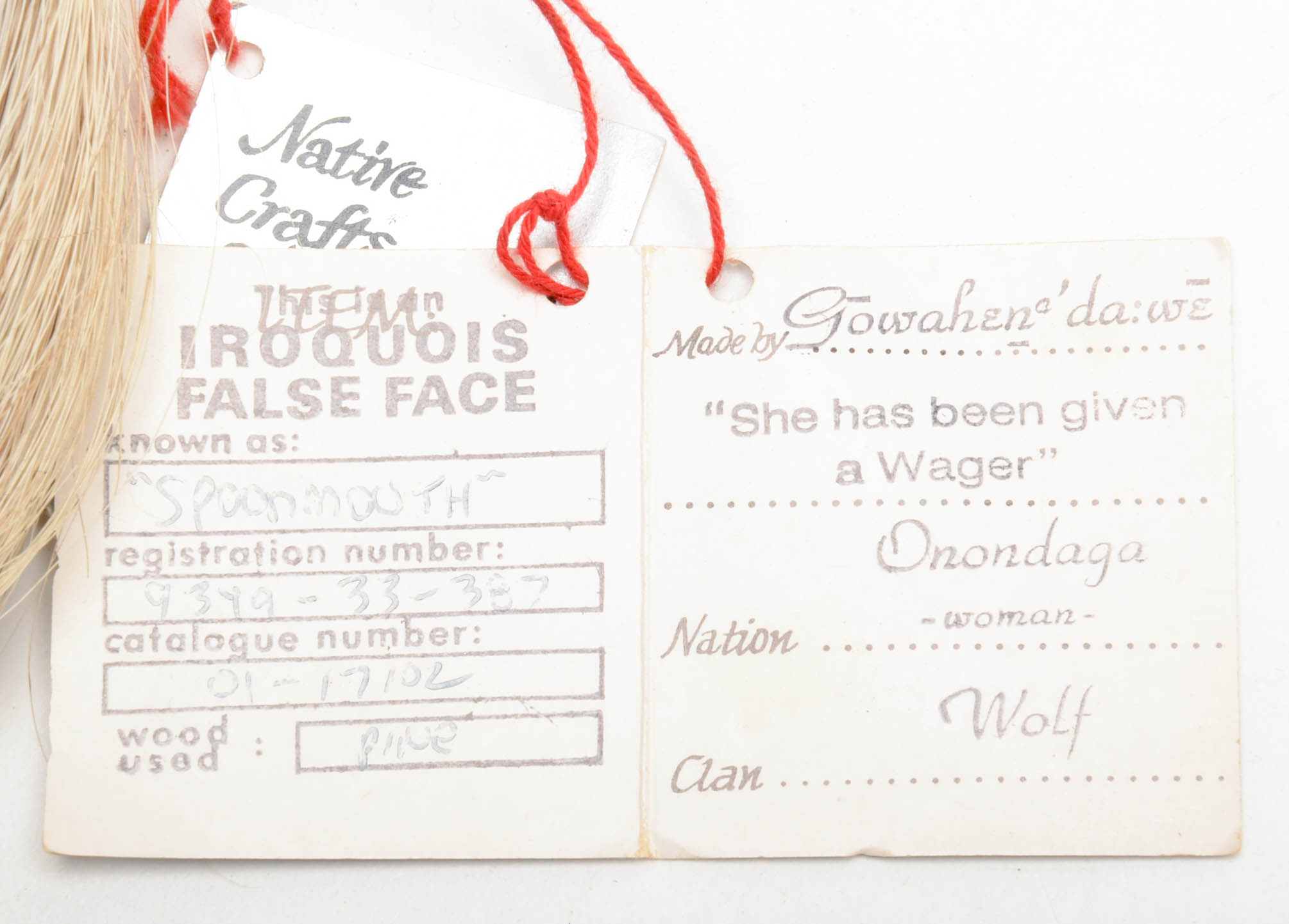 Three Native American Carved Wood Masks