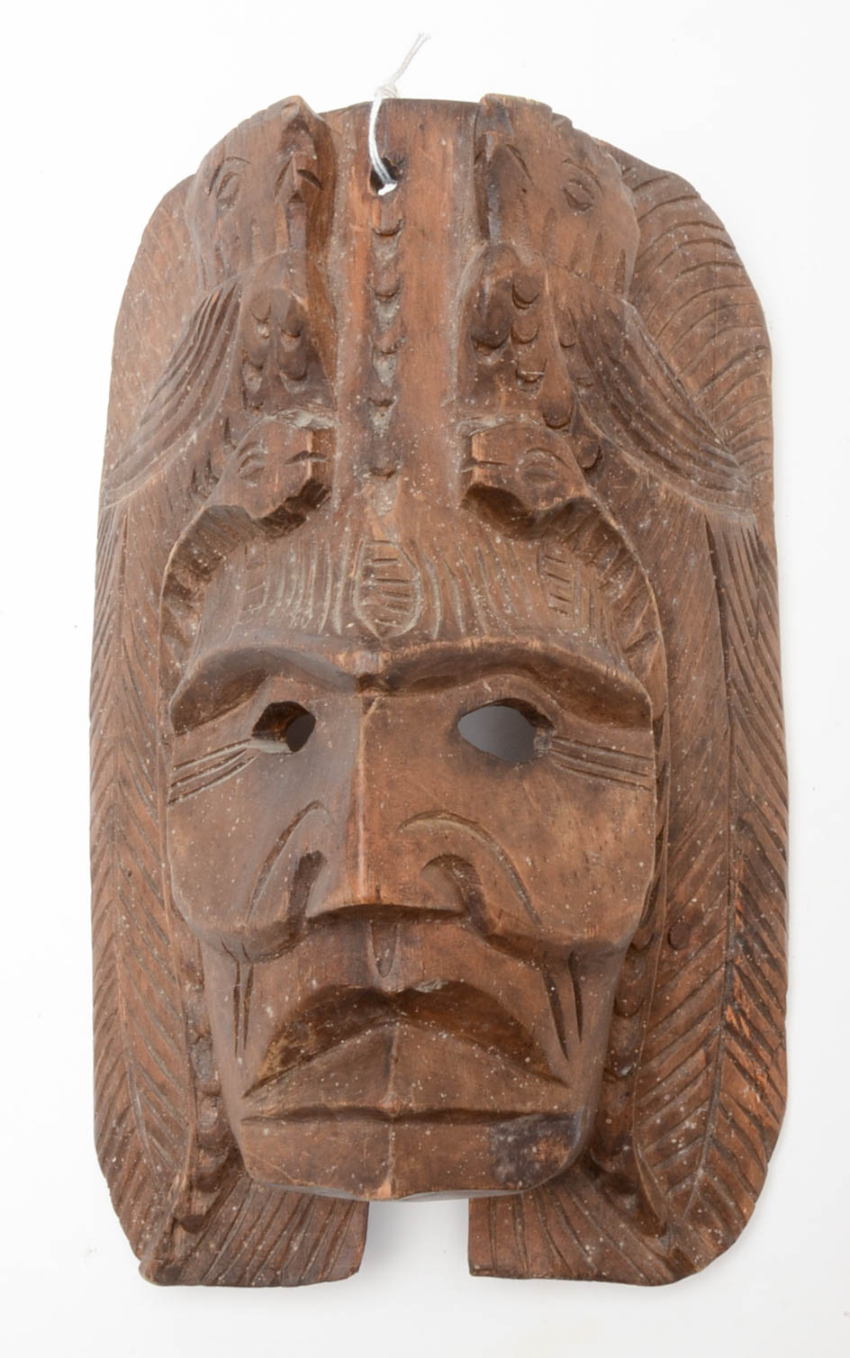 Three Native American Carved Wood Masks