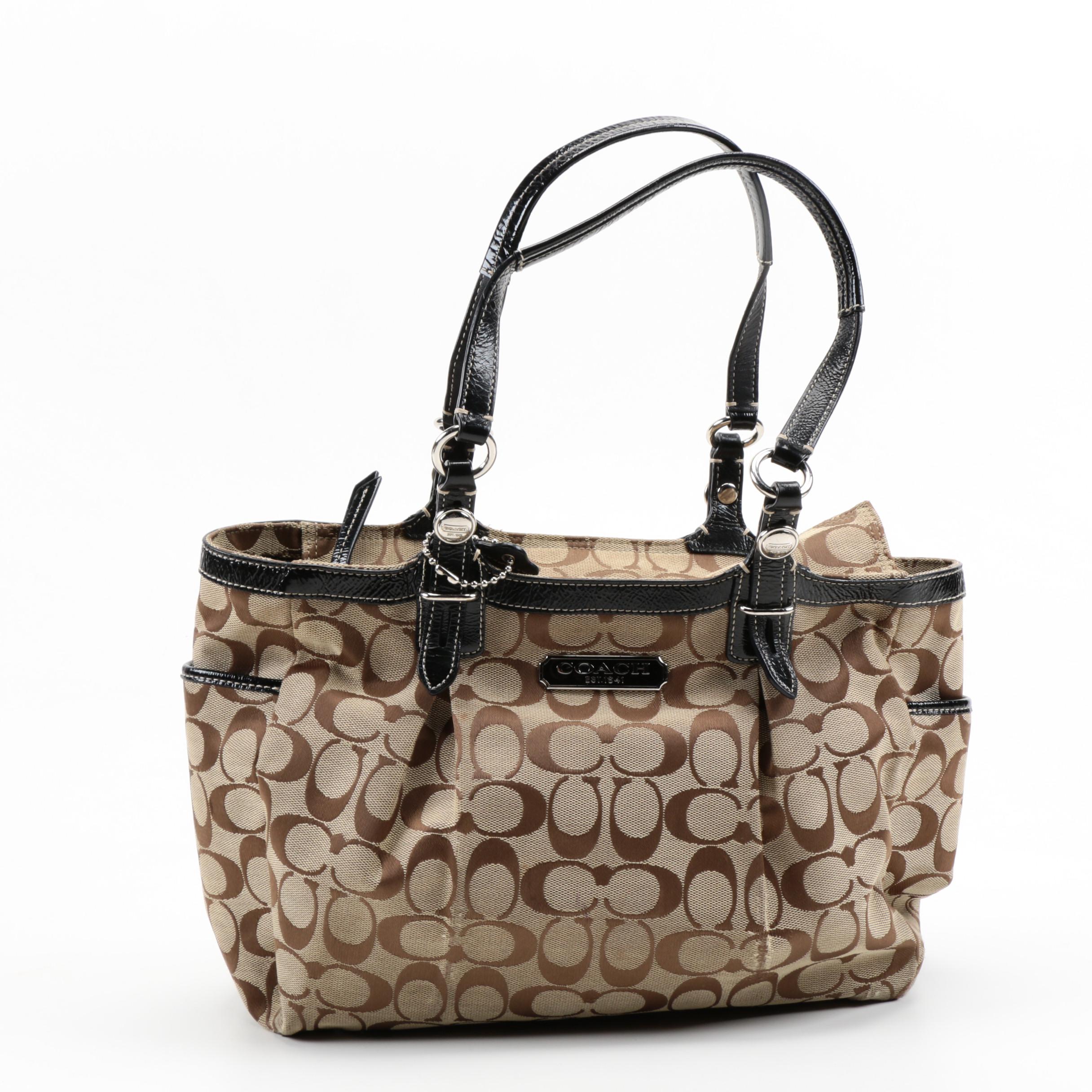 Coach Monogram Canvas Bag