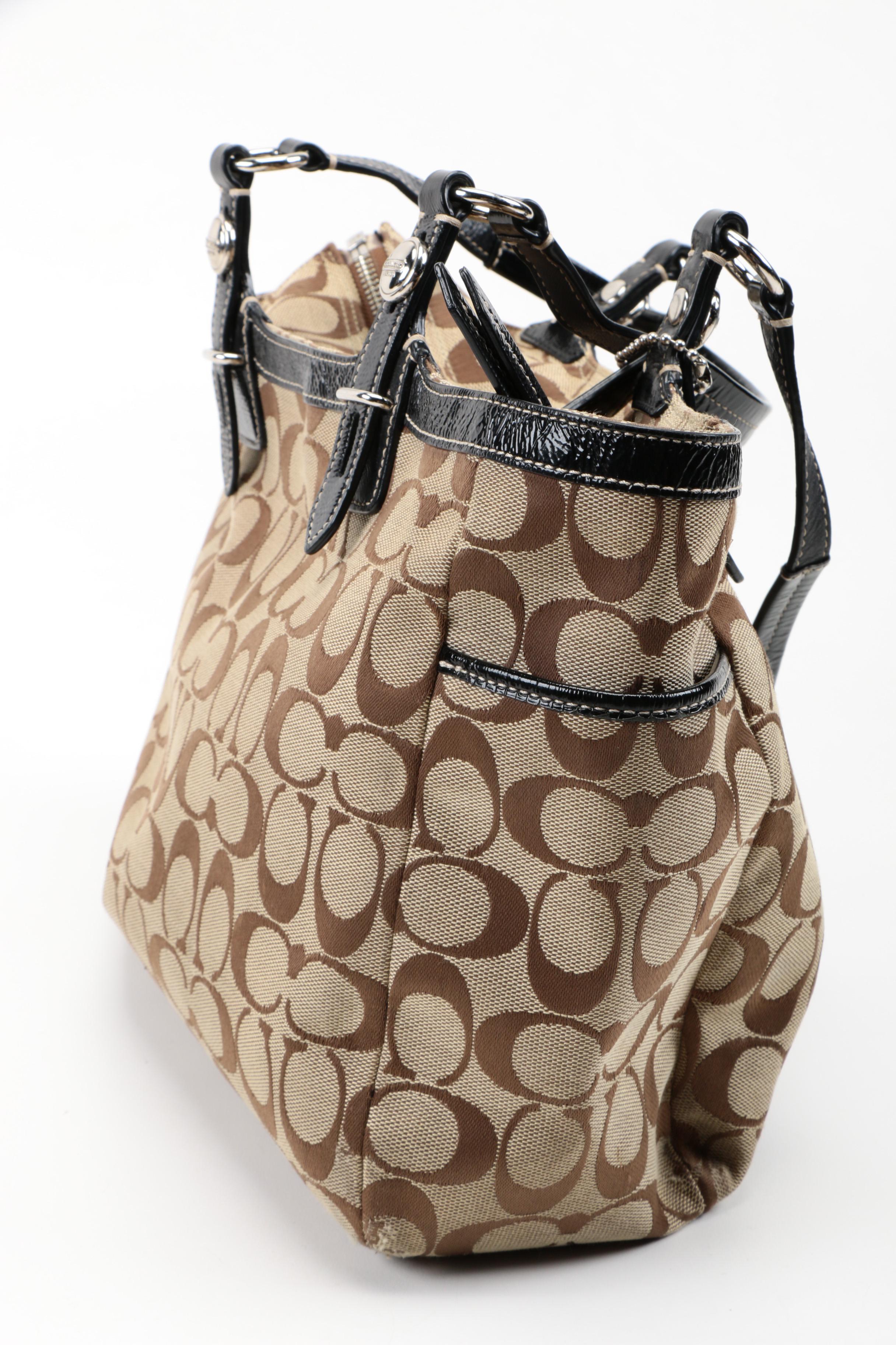 Coach Monogram Canvas Bag