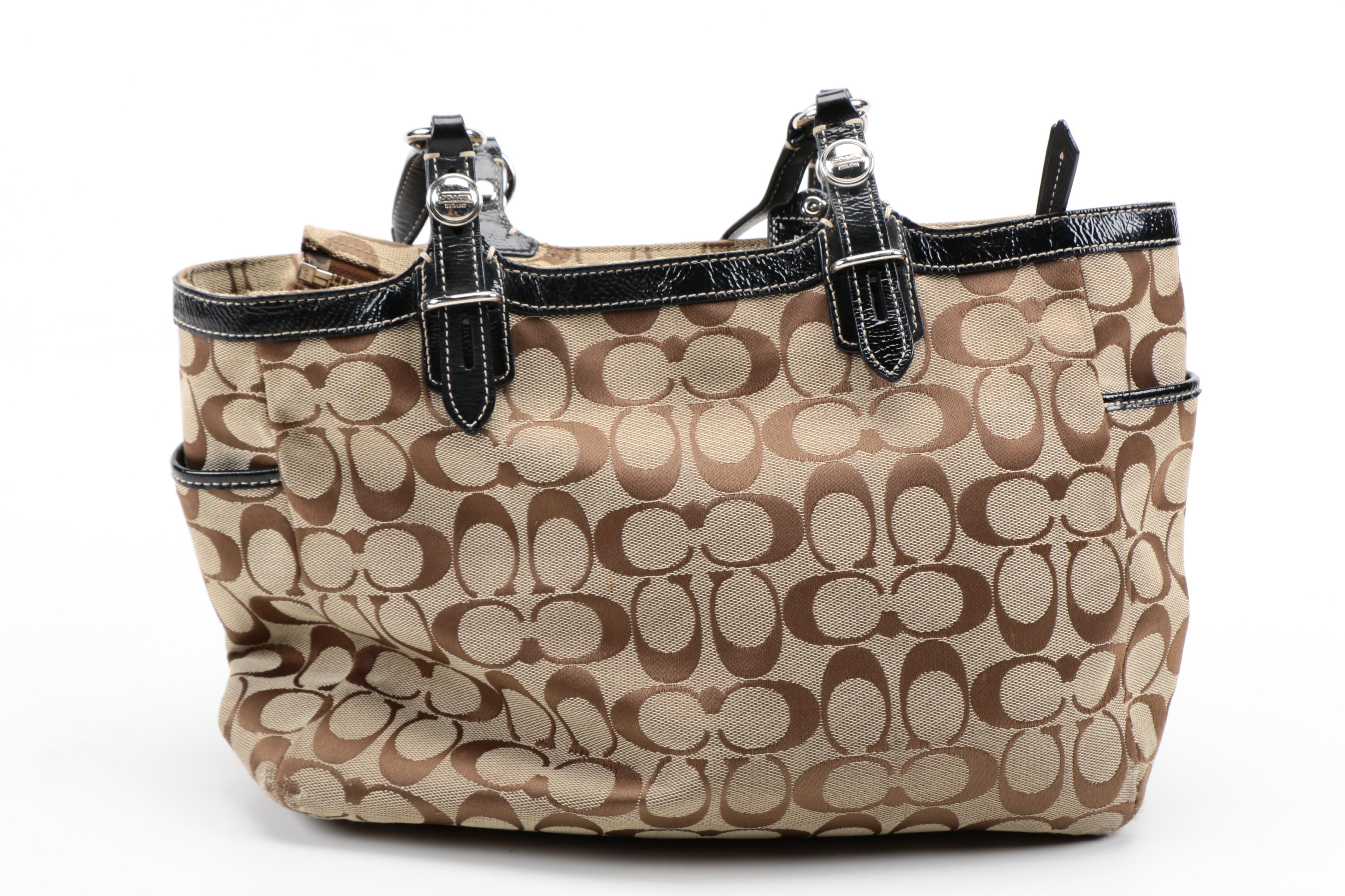 Coach Monogram Canvas Bag