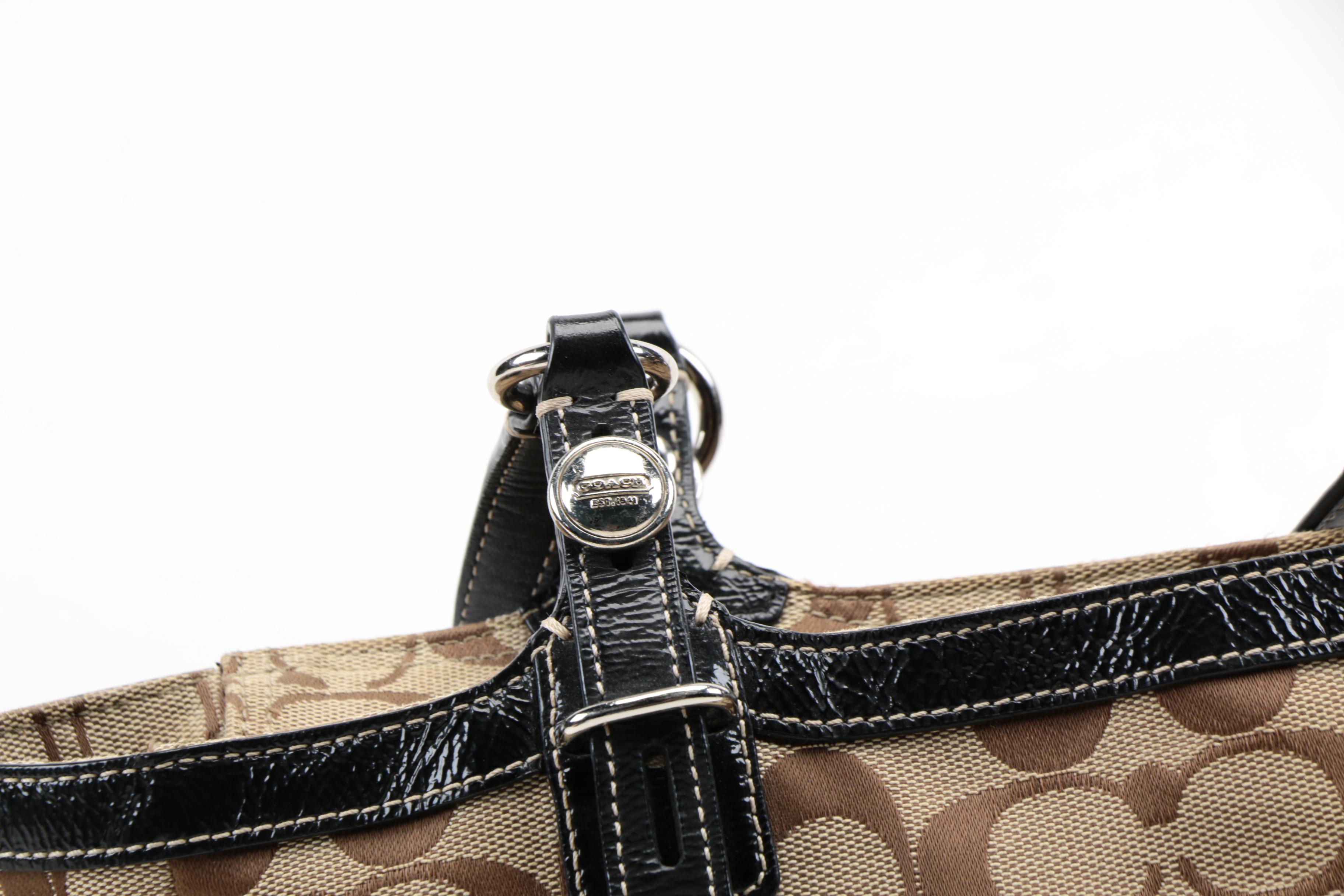 Coach Monogram Canvas Bag