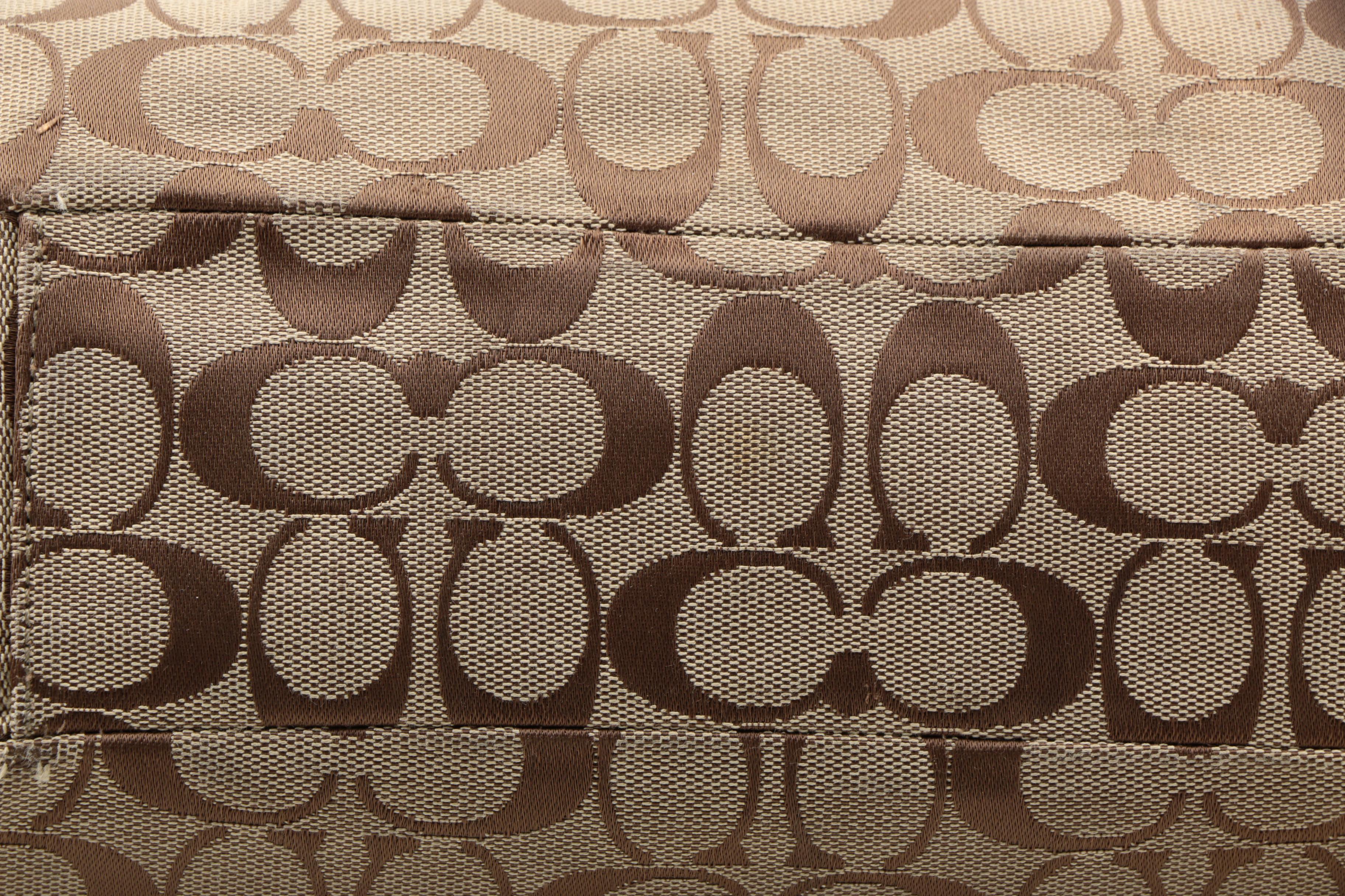 Coach Monogram Canvas Bag