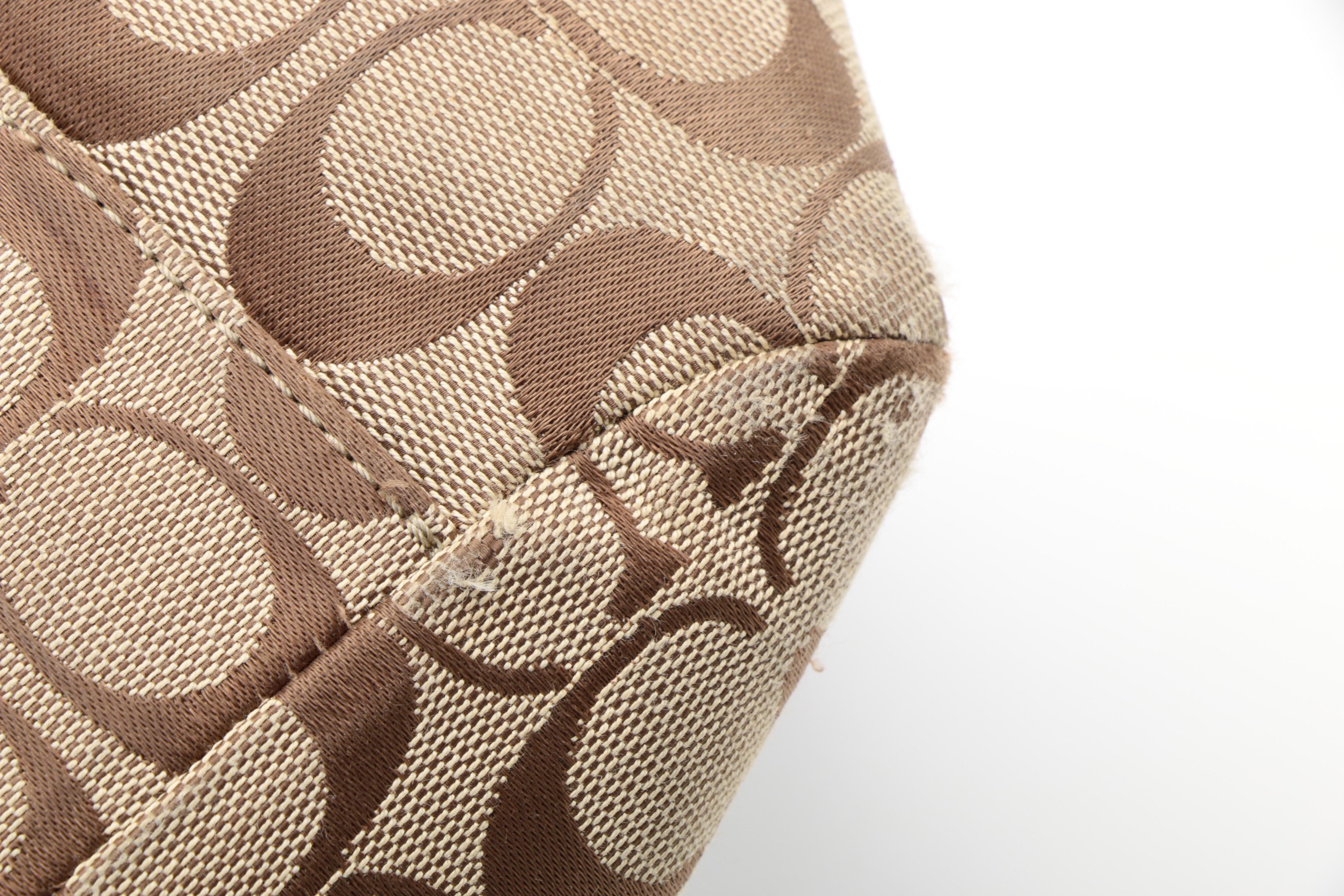 Coach Monogram Canvas Bag