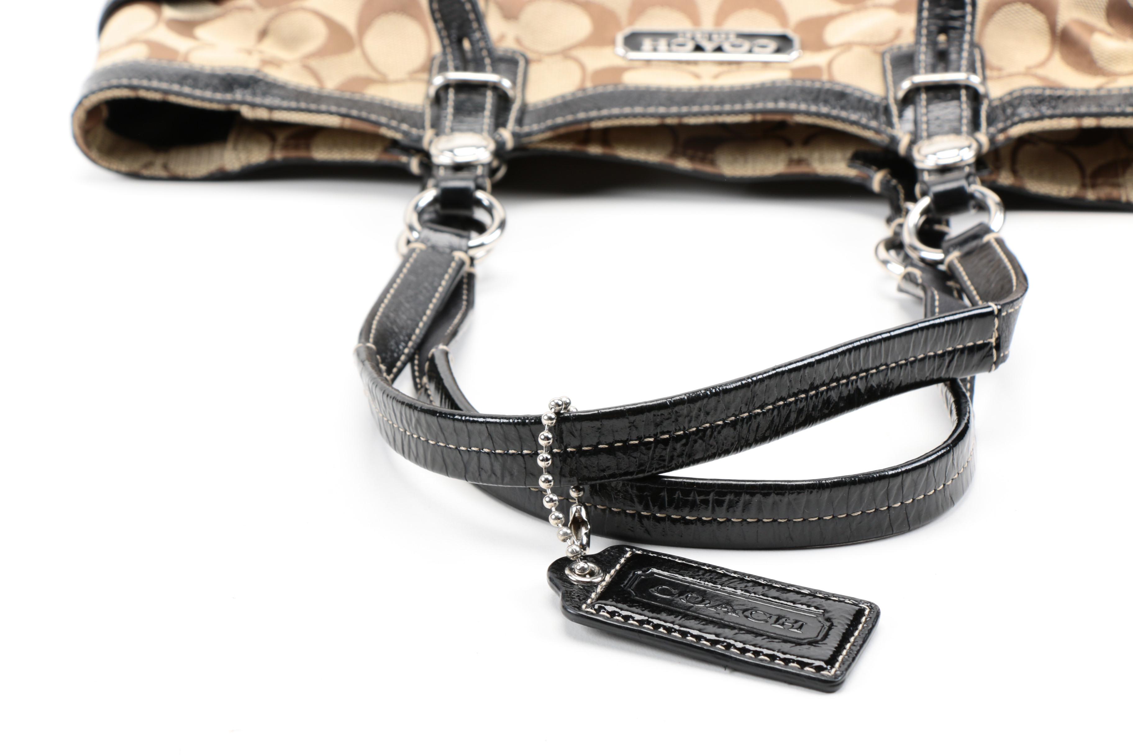 Coach Monogram Canvas Bag