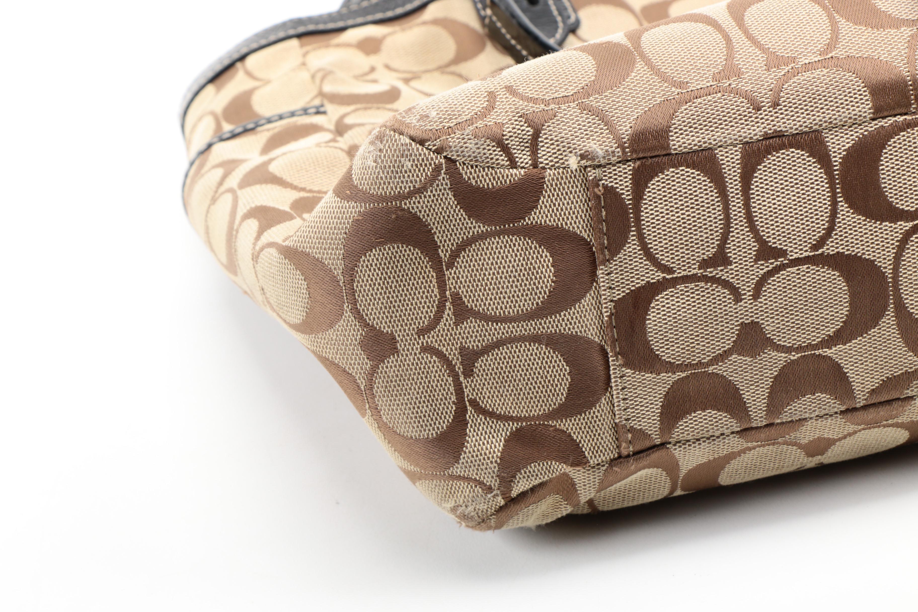 Coach Monogram Canvas Bag