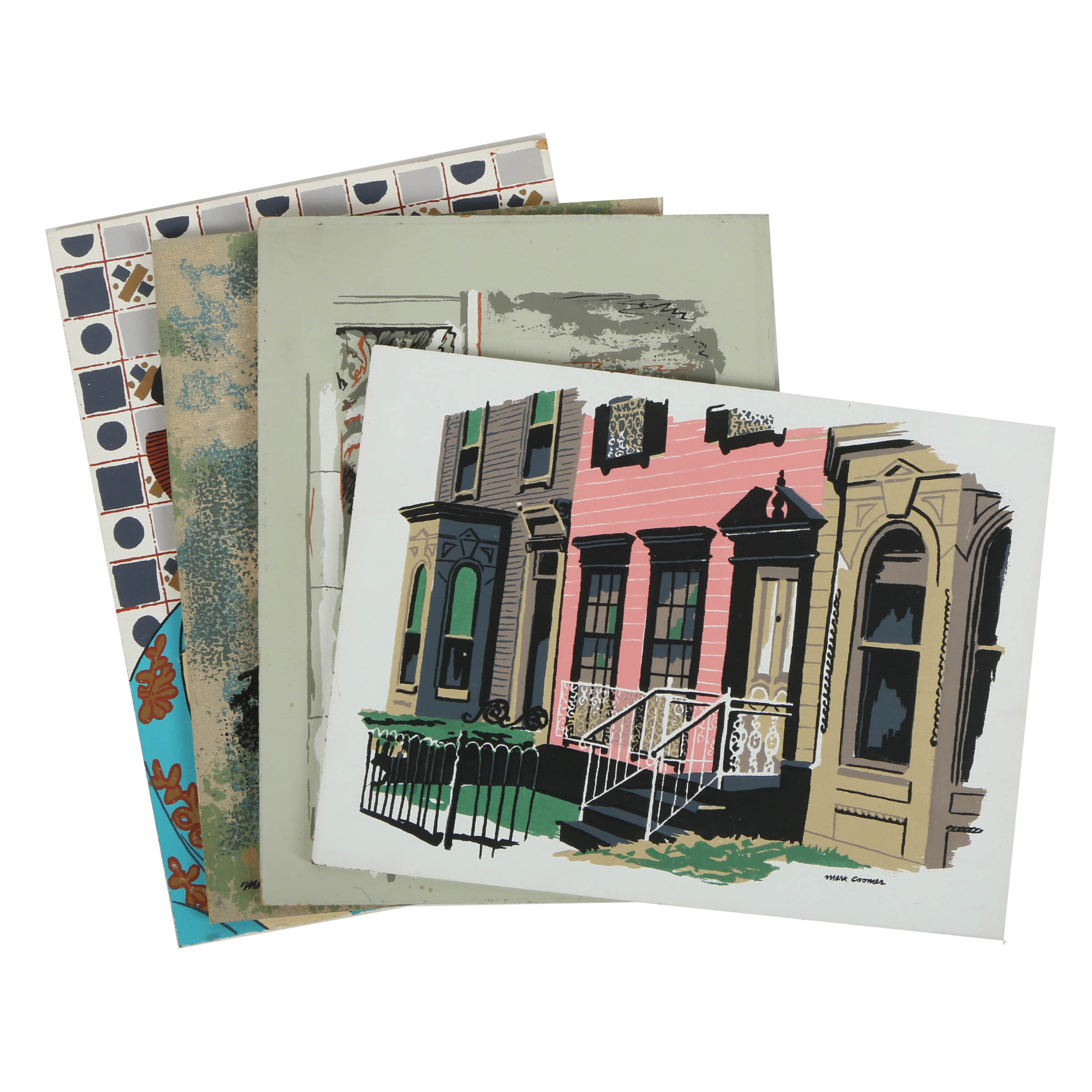 Assortment of Mark Commer Serigraphs on Board Various Subjects