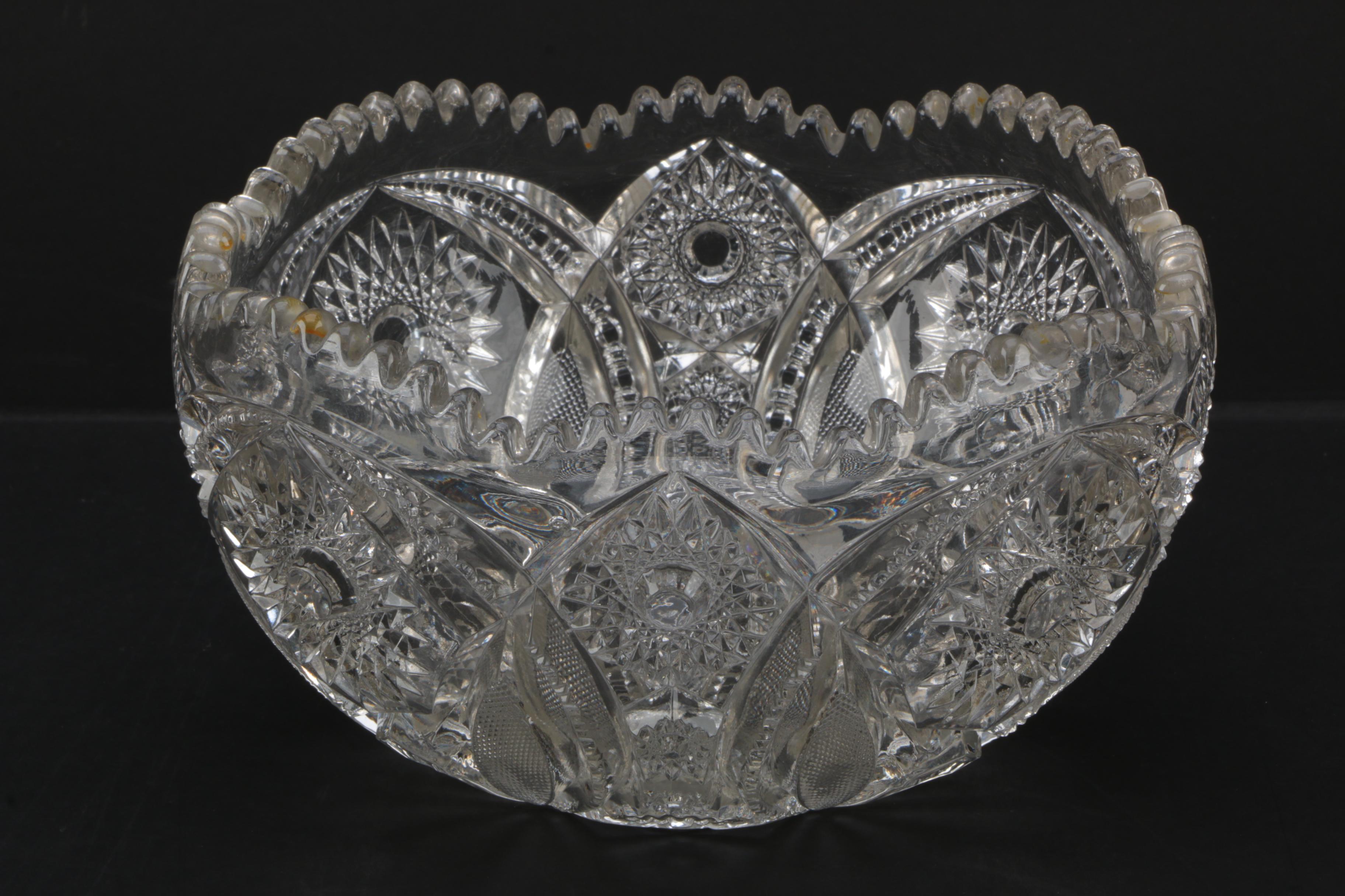 Bowls Including American Brilliant Cut