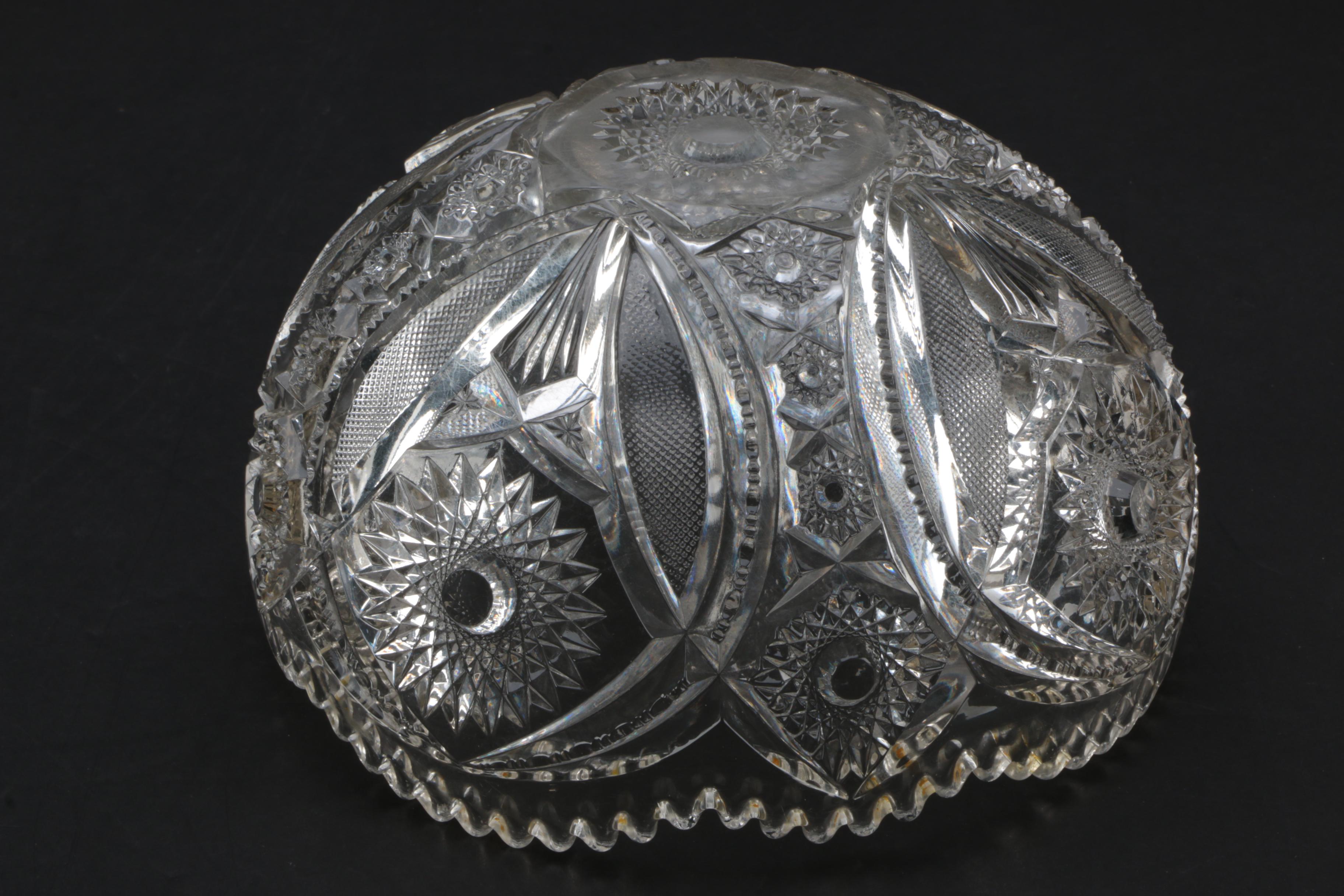 Bowls Including American Brilliant Cut