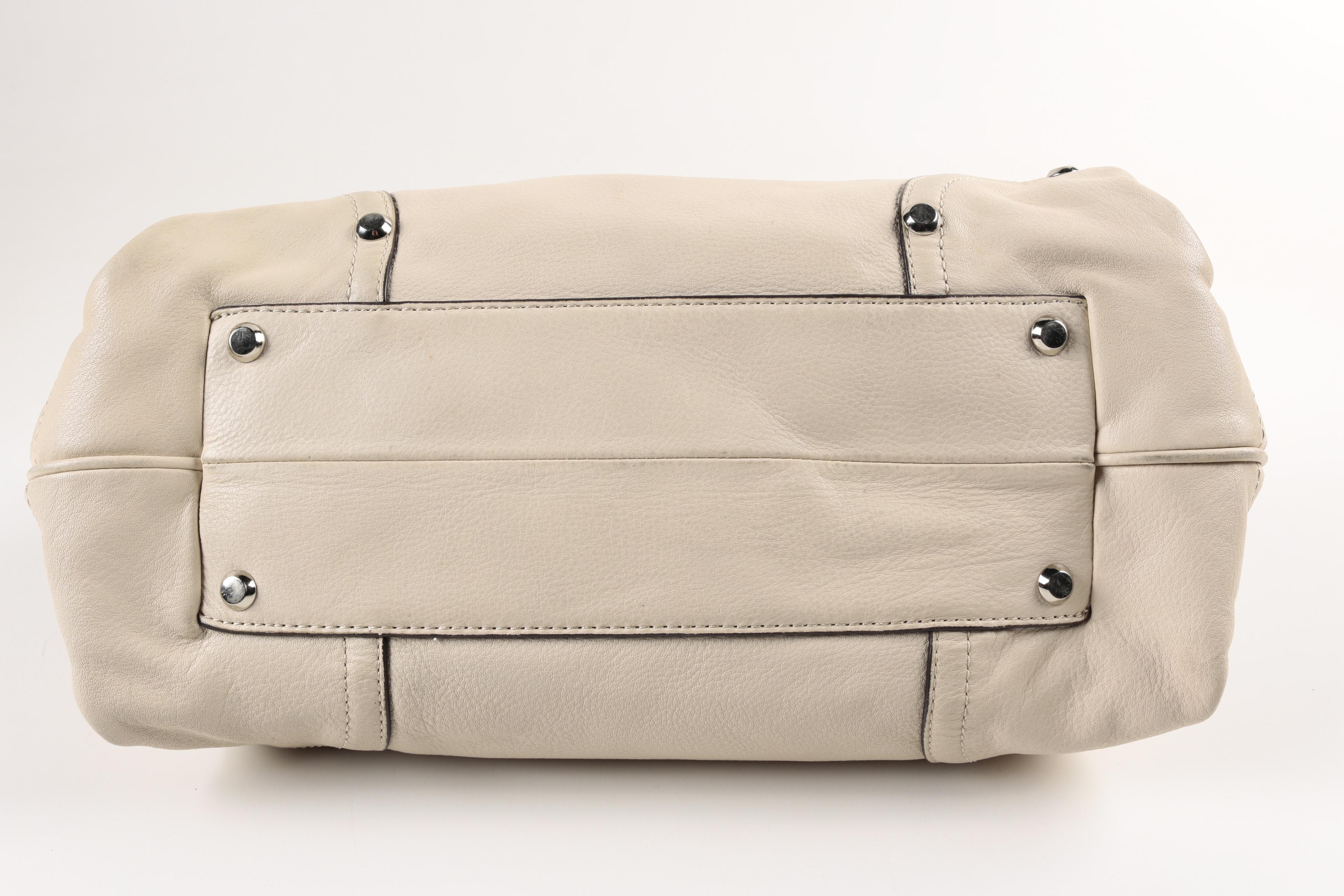 B. Makowsky Leather Satchel