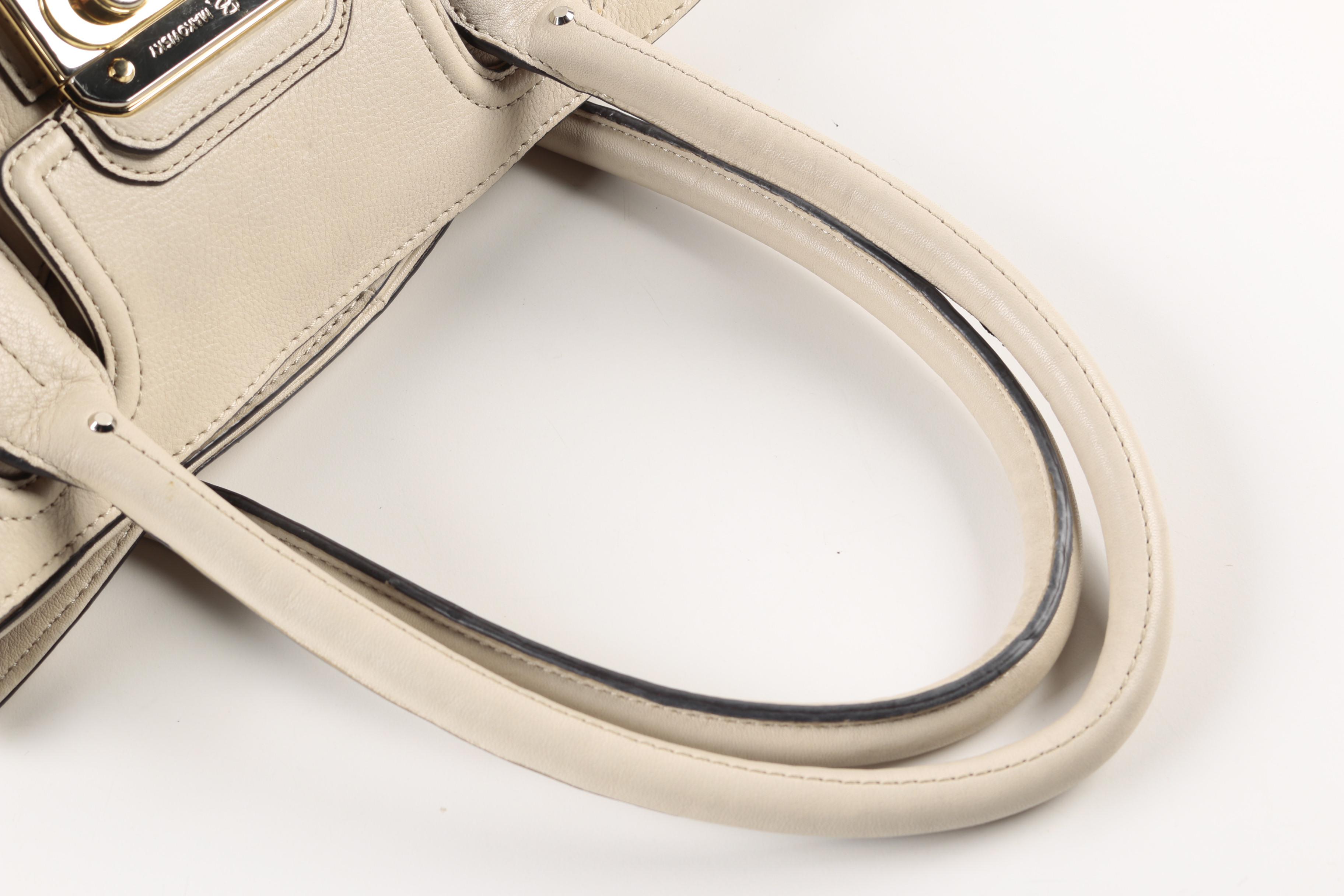 B. Makowsky Leather Satchel