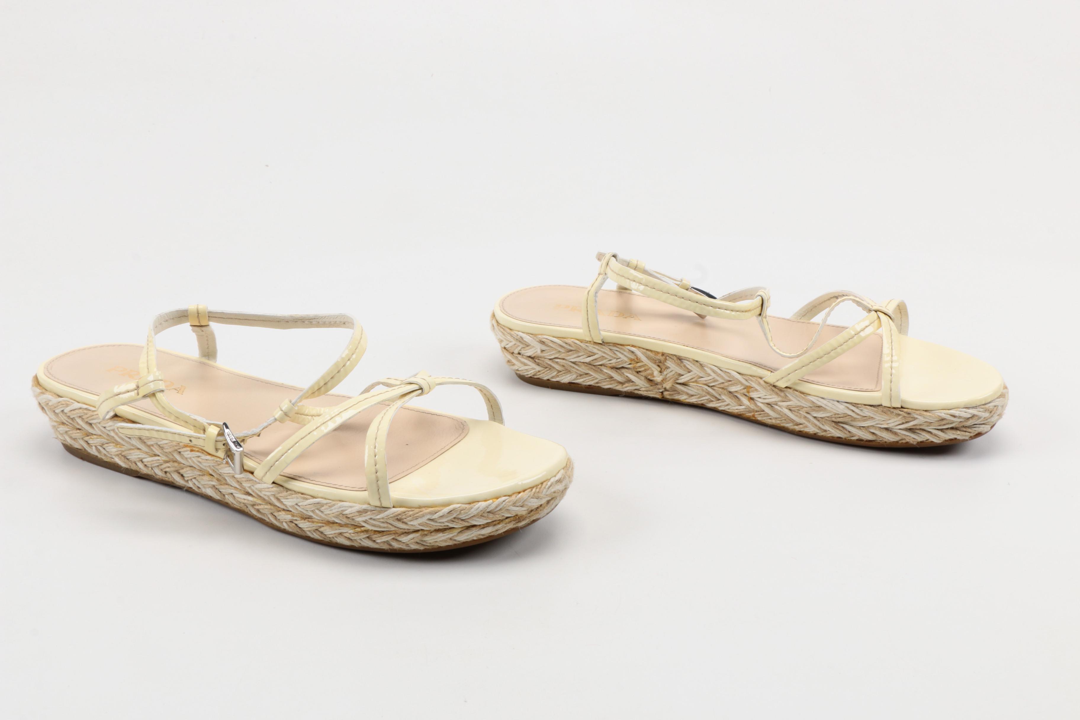 Prada Platform Sandals