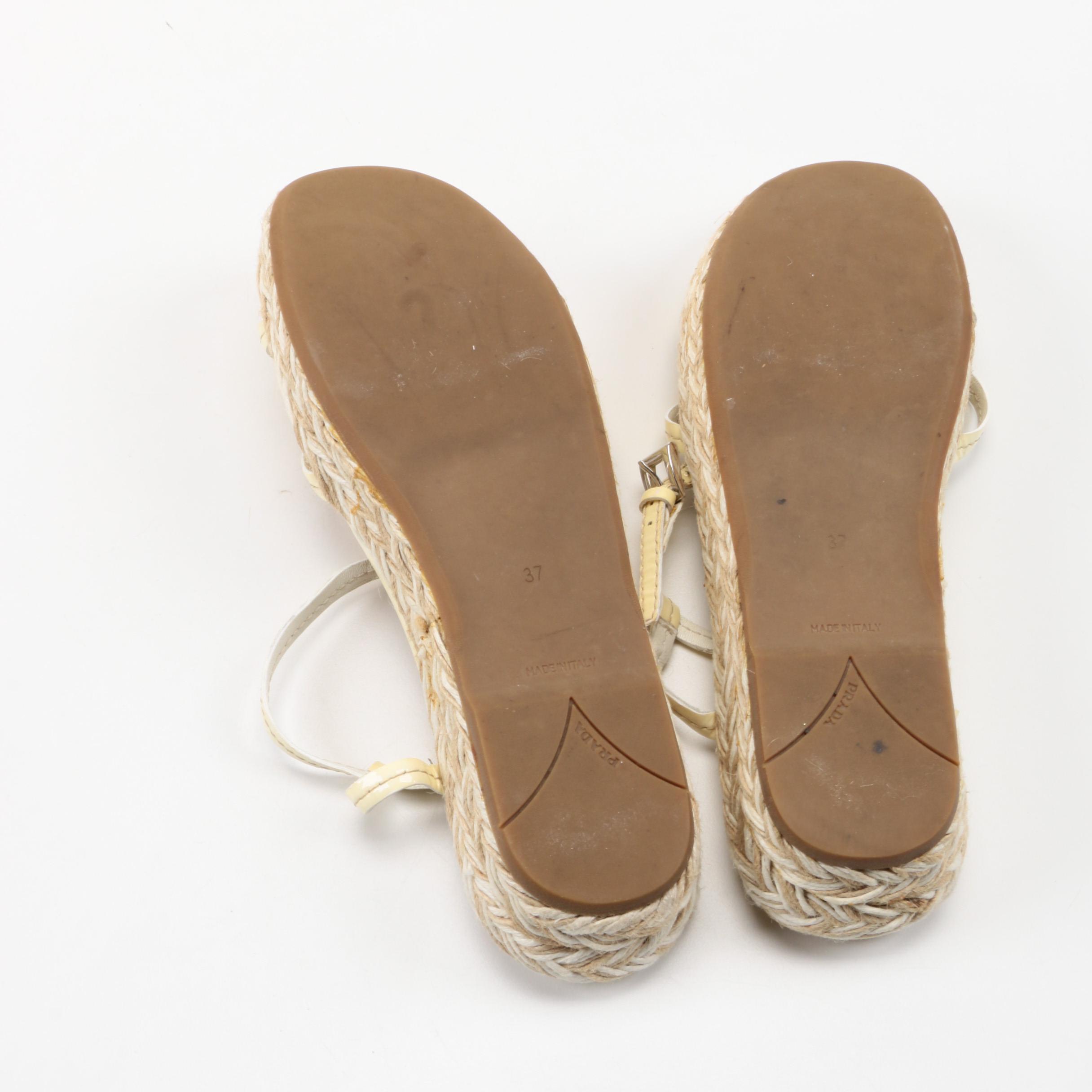 Prada Platform Sandals