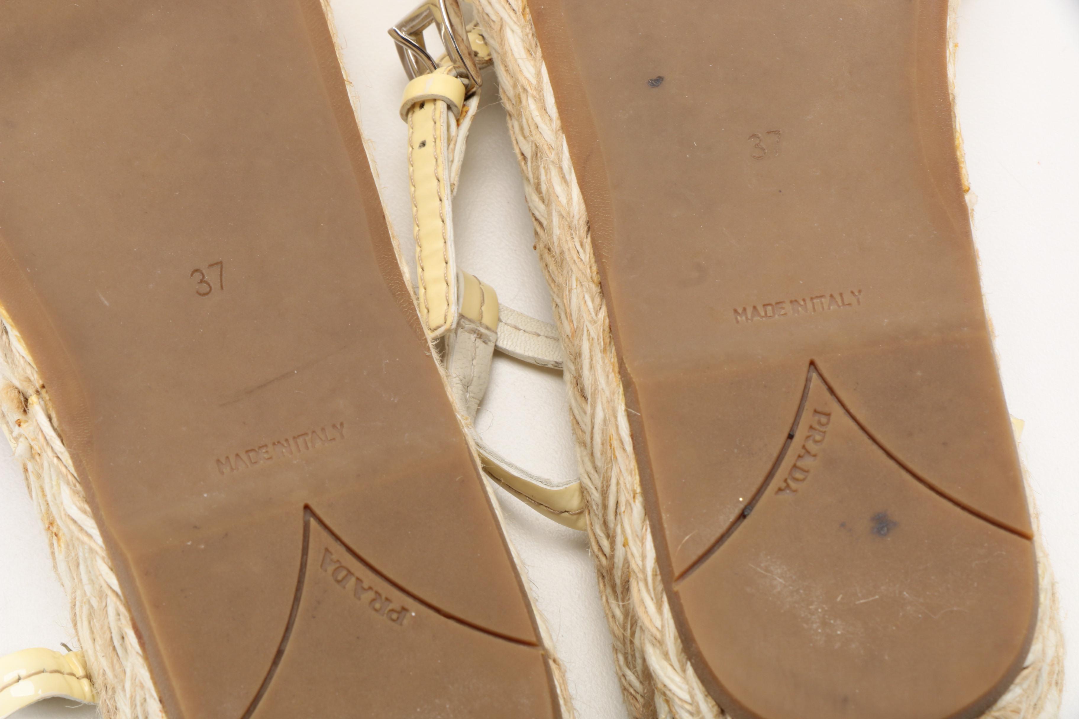 Prada Platform Sandals