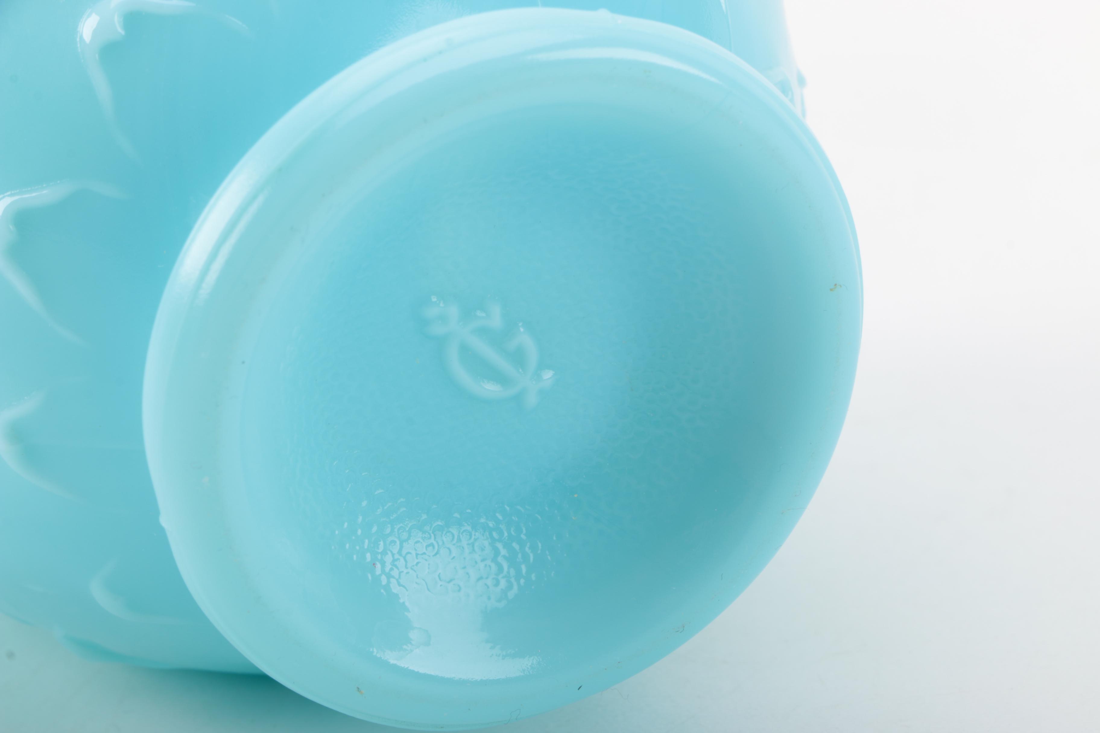 Vintage Indiana Glass Co. Vase and Lidded Candy Dishes